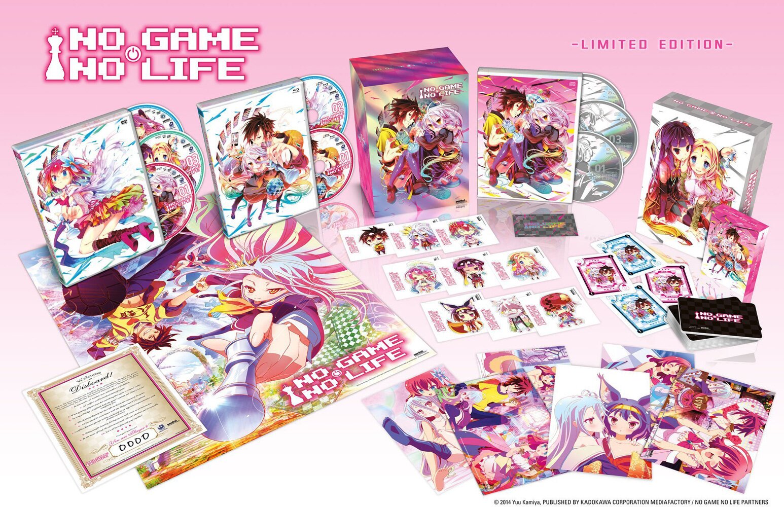 Japan Anime Movie No Game No Life Zero Blu-ray Box Limited Edition