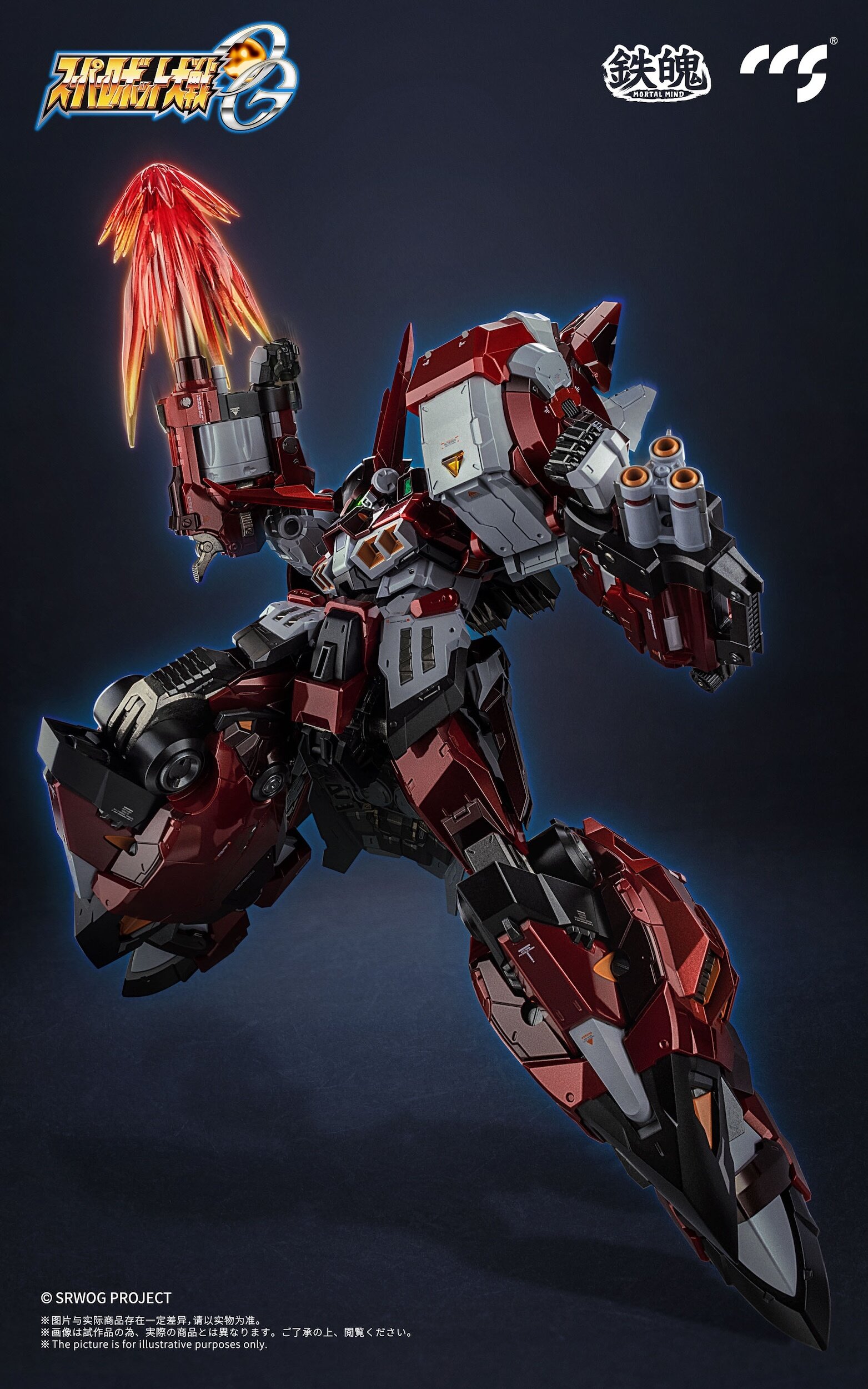 Mortal Mind Series Super Robot Wars OG Alteisen Alloy Action