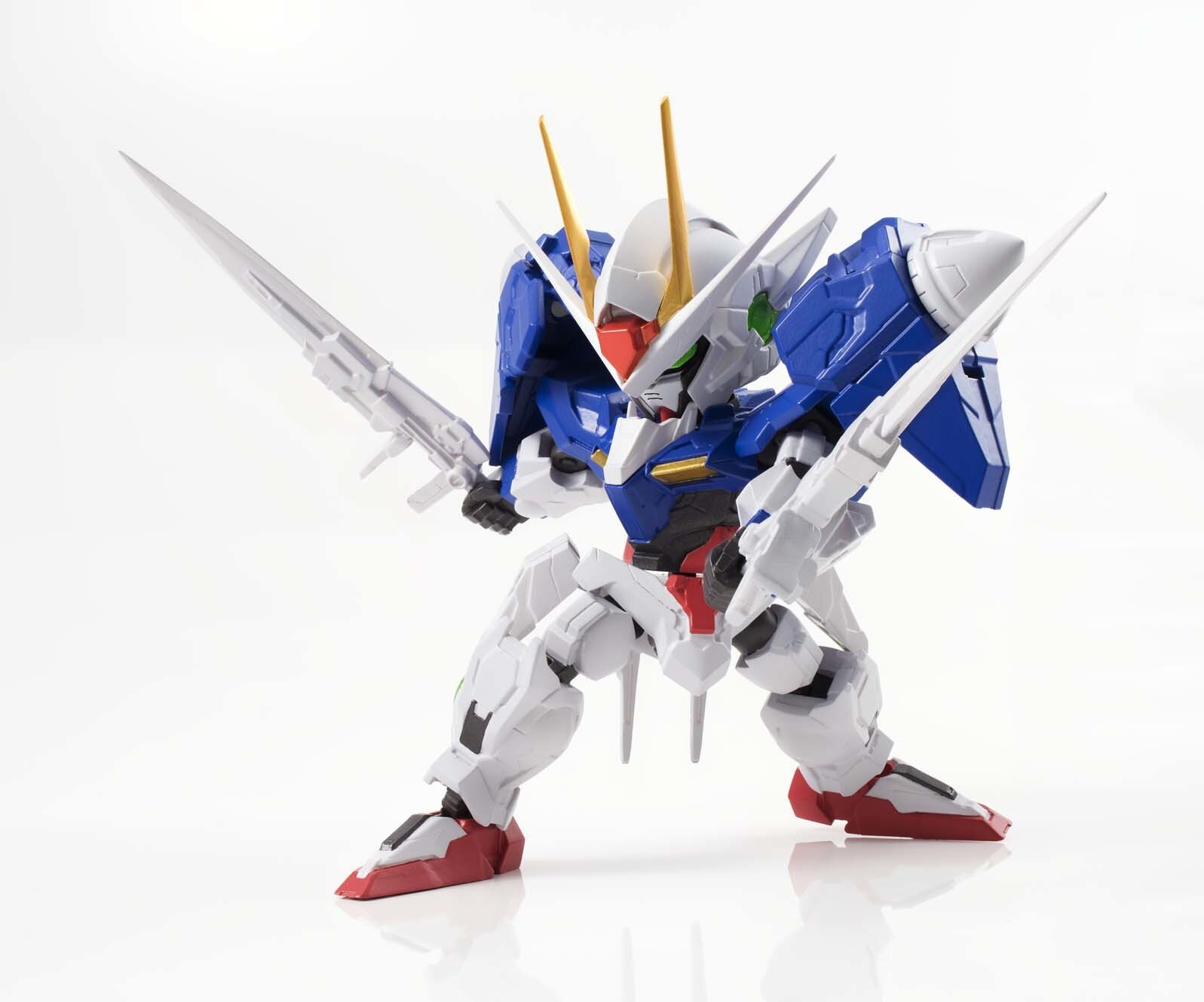 NXEdge Style [00 Gundam] & Raiser Gundam Figure: Bandai