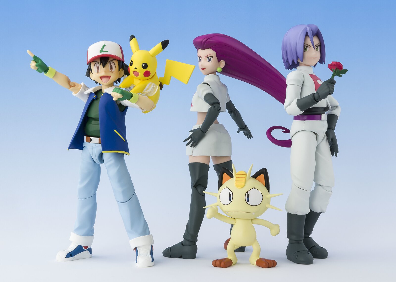 S.H.Figuarts Brings Ash and Team Rocket 