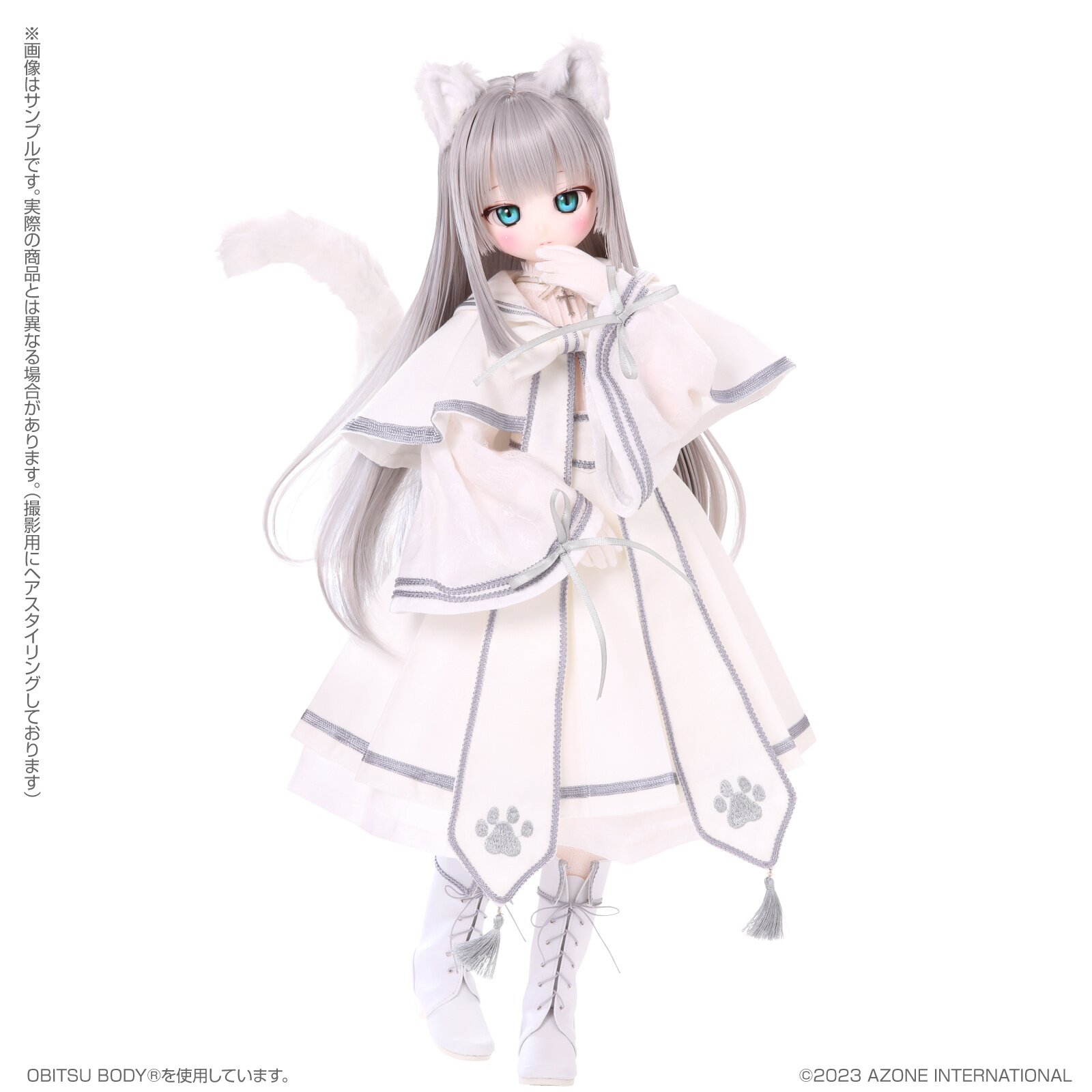 stj x Iris Collect petit Fururu -Fluffy holy kitten.- White Cat