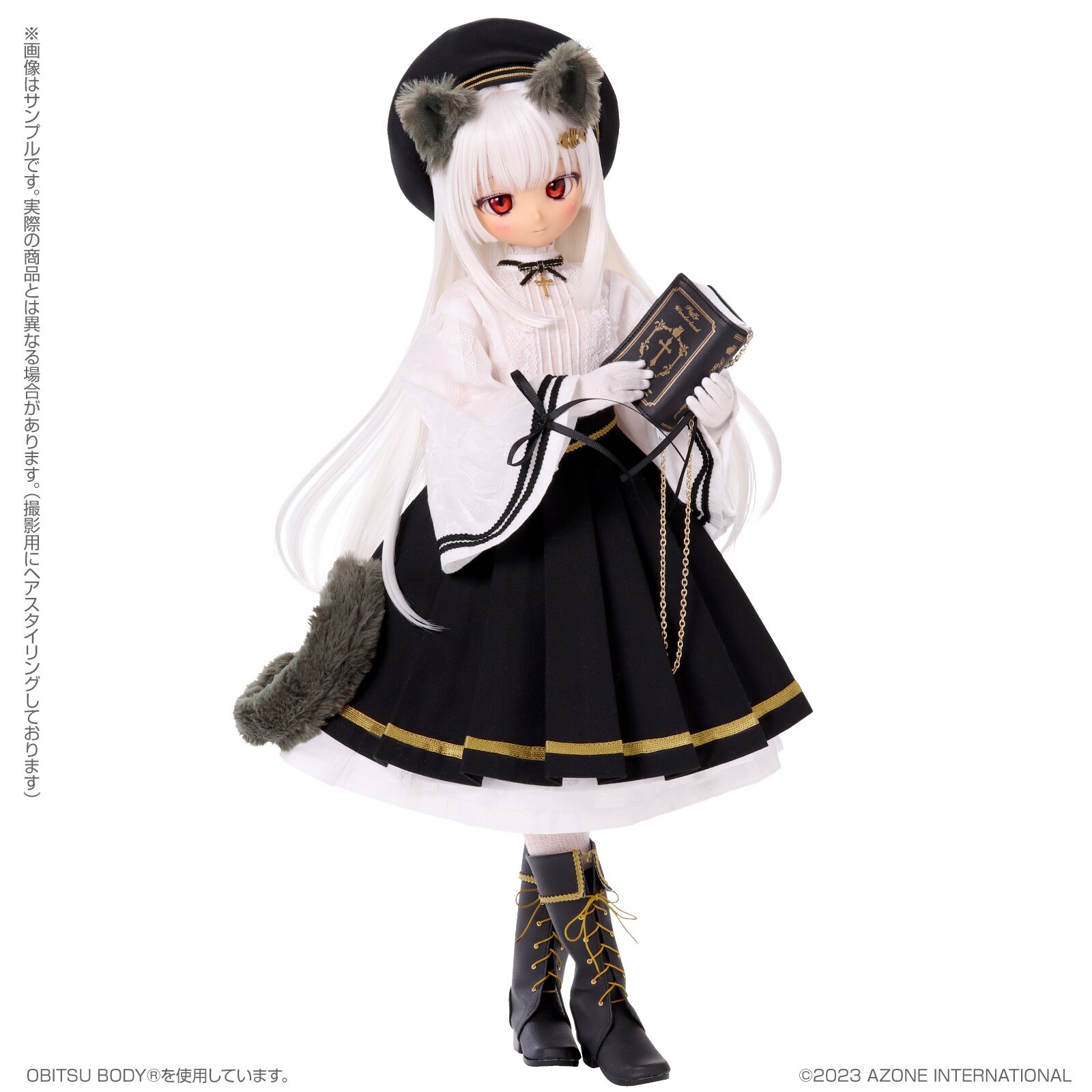 stj x Iris Collect petit Fururu -Fluffy holy kitten.- Black