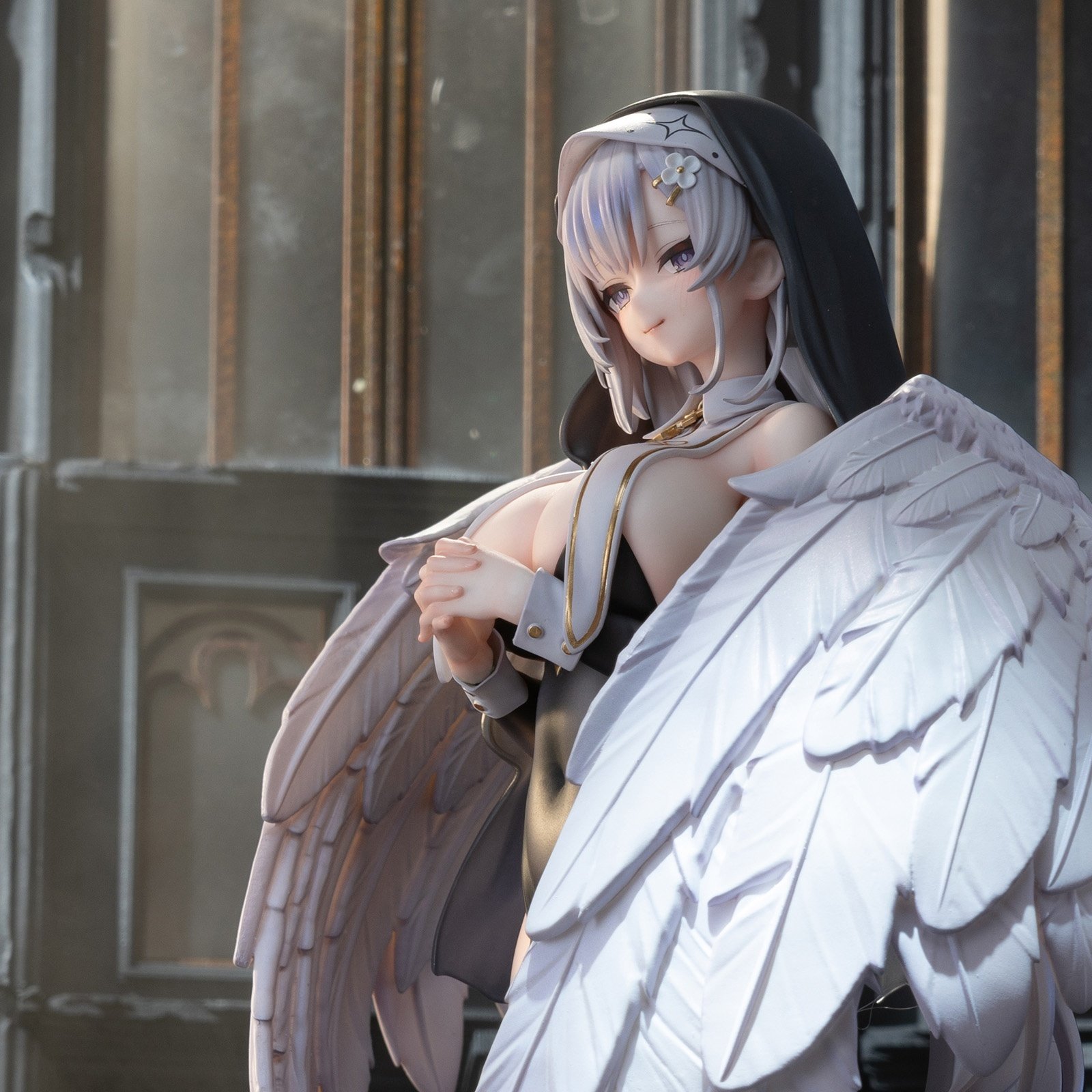 25cm 聖天使アートフィギュア Kawa Design Simao Illustration Angel Sister Holy Wing Deluxe
