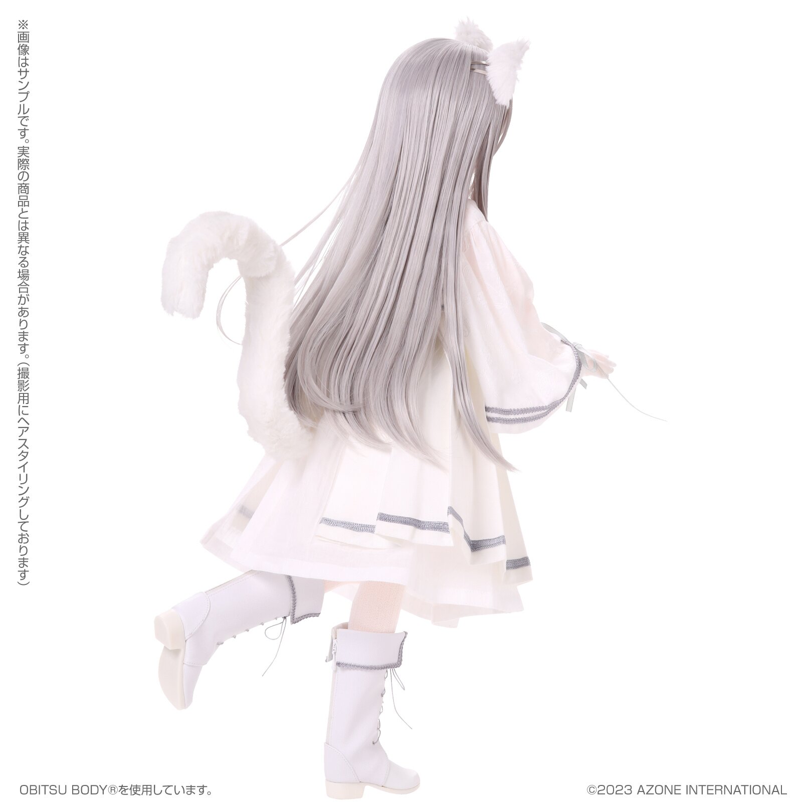 stj x Iris Collect petit Fururu -Fluffy holy kitten.- White