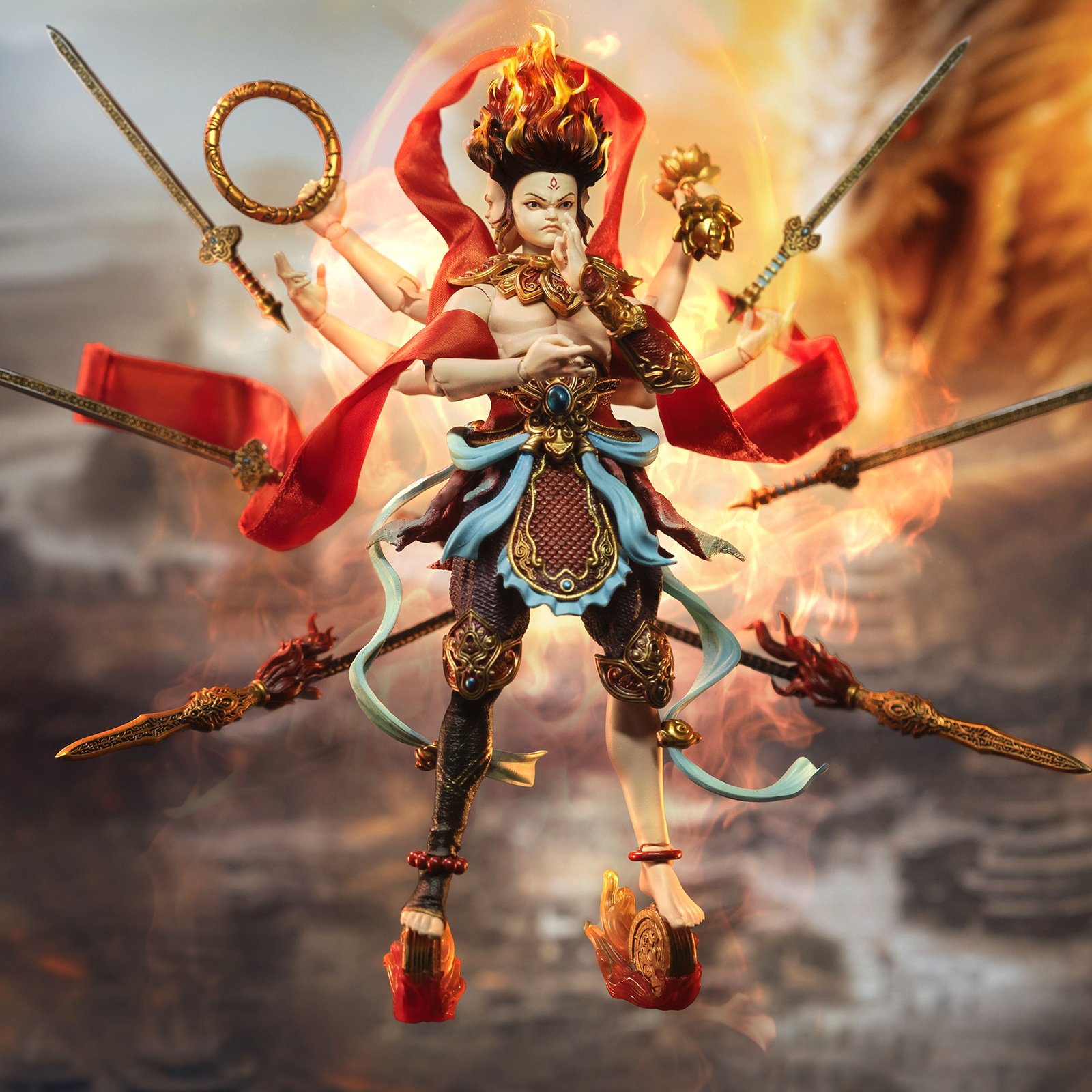 FJ-1A02 Fengshen Nezha 1/12 Scale Action Figure Deluxe Edition
