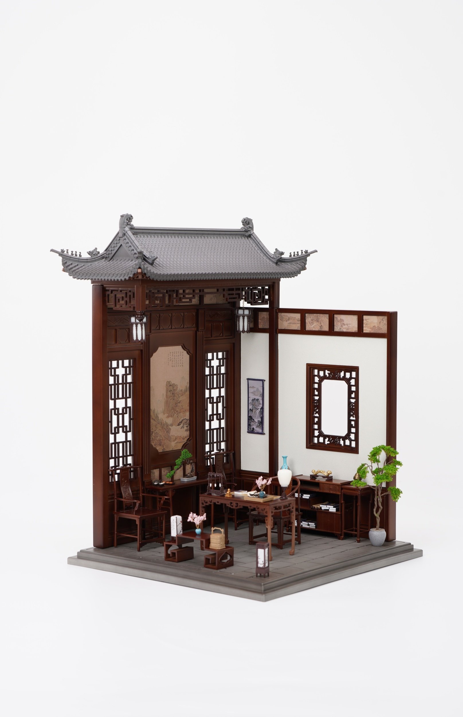 Chinese Style Study Room 1/12 Scale Doll House: Zhenmu - Tokyo 