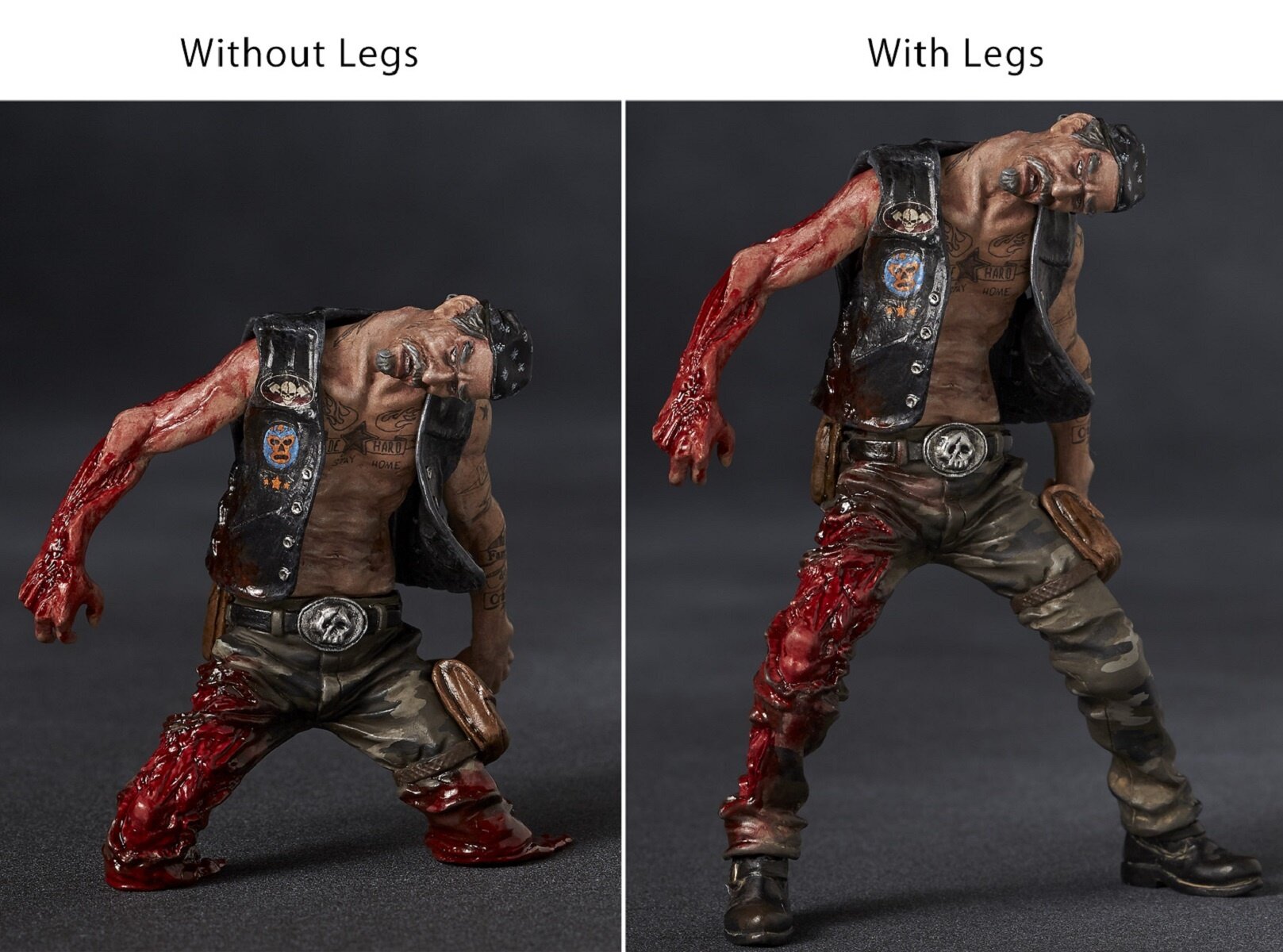 Tales from the Apocalypse - The Biker 1/16 Scale Zombie Plastic Model Kit