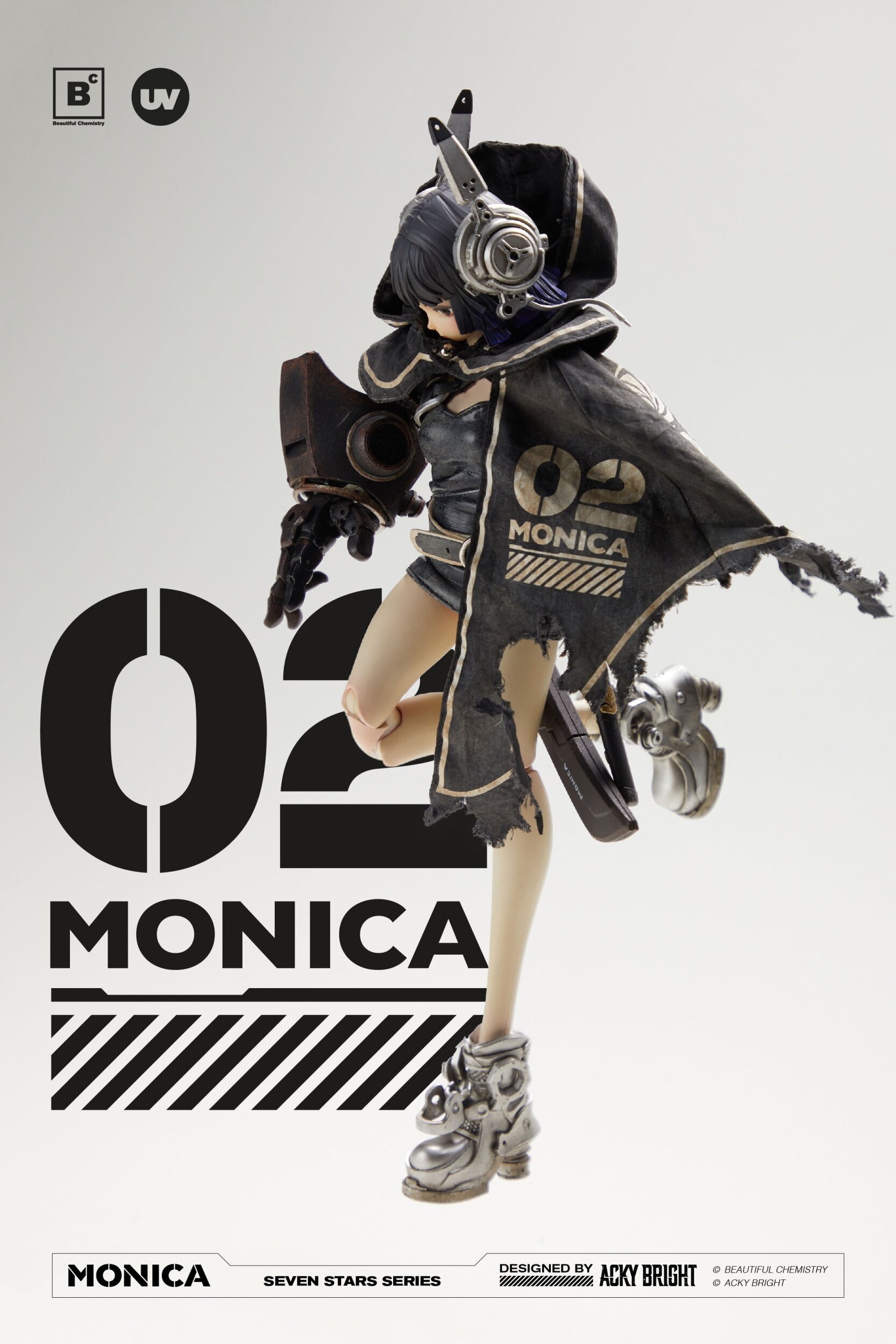Seven Stars Series No. 2 Monica 1/6 Scale Action Figure