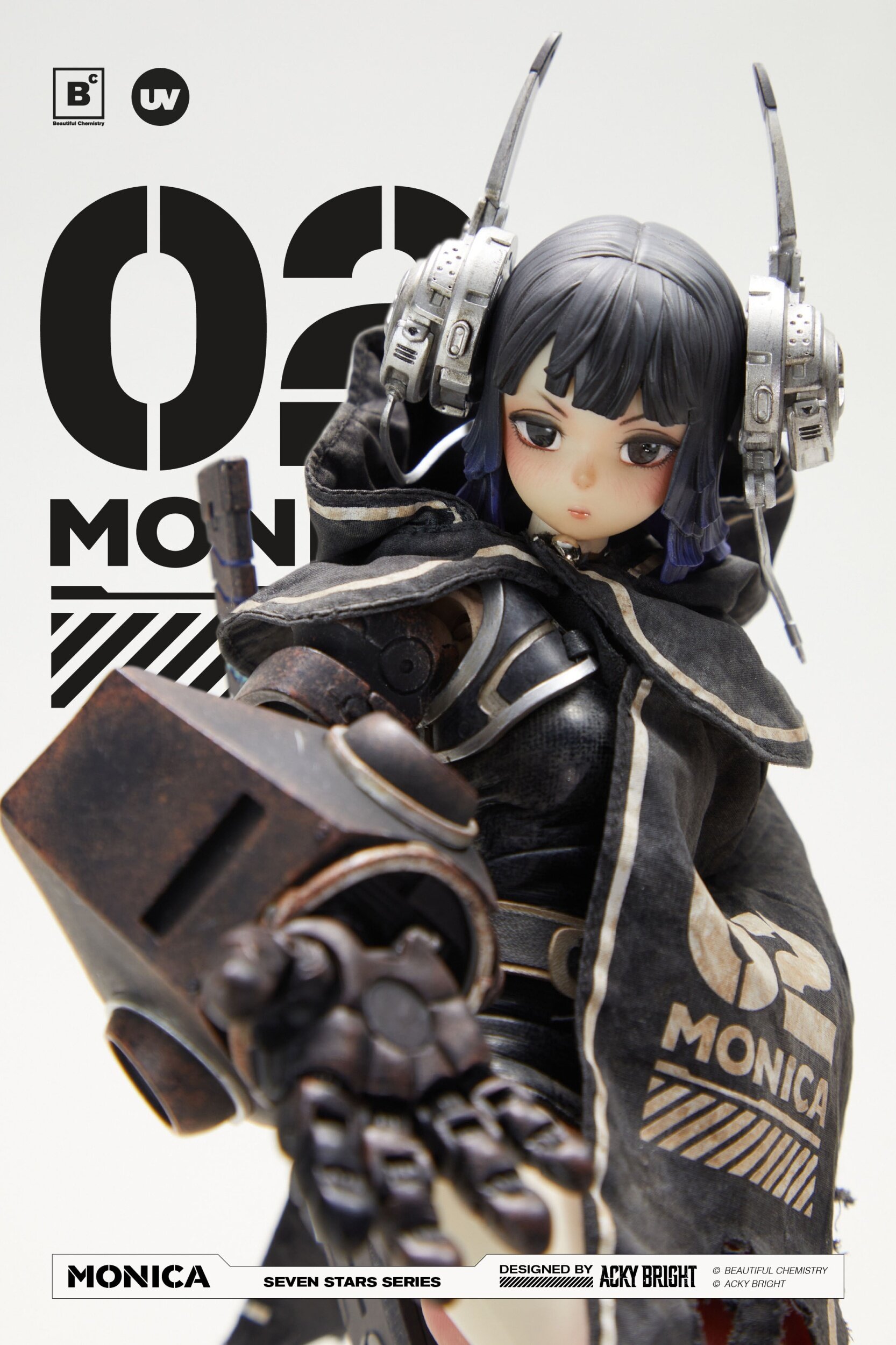 Seven Stars Series No. 2 Monica 1/6 Scale Action Figure Seven Stars Series No. 2 Monica 1/6 Scale Action Figure