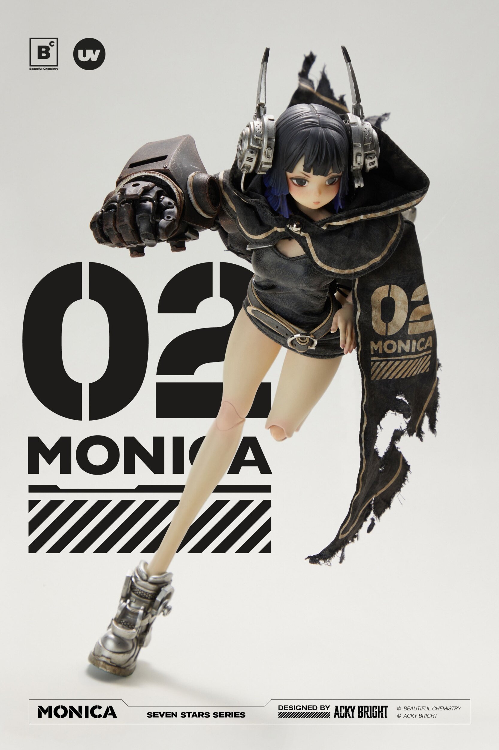 Seven Stars Series No. 2 Monica 1/6 Scale Action Figure