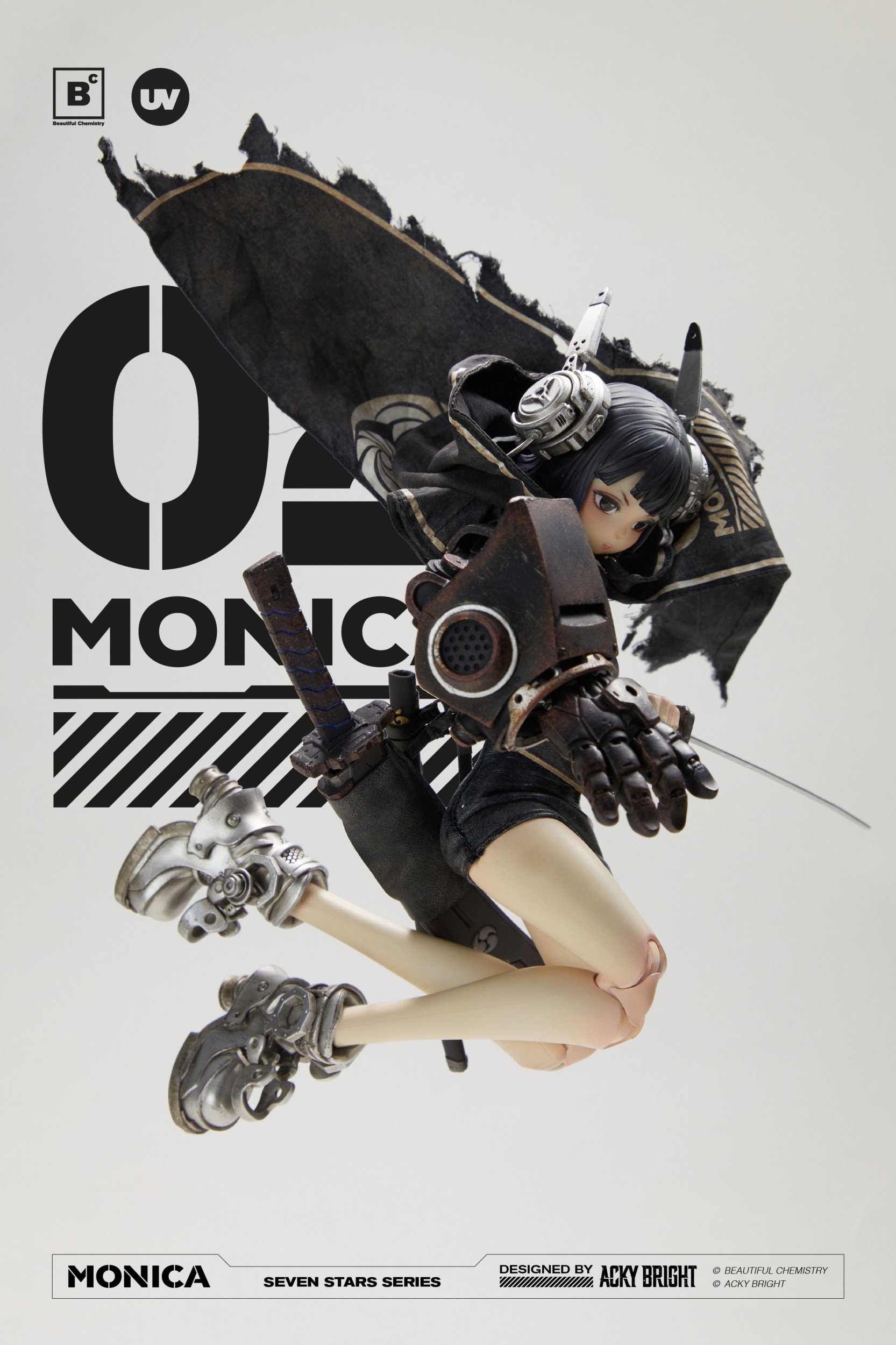 Seven Stars Series No. 2 Monica 1/6 Scale Action Figure - Tokyo