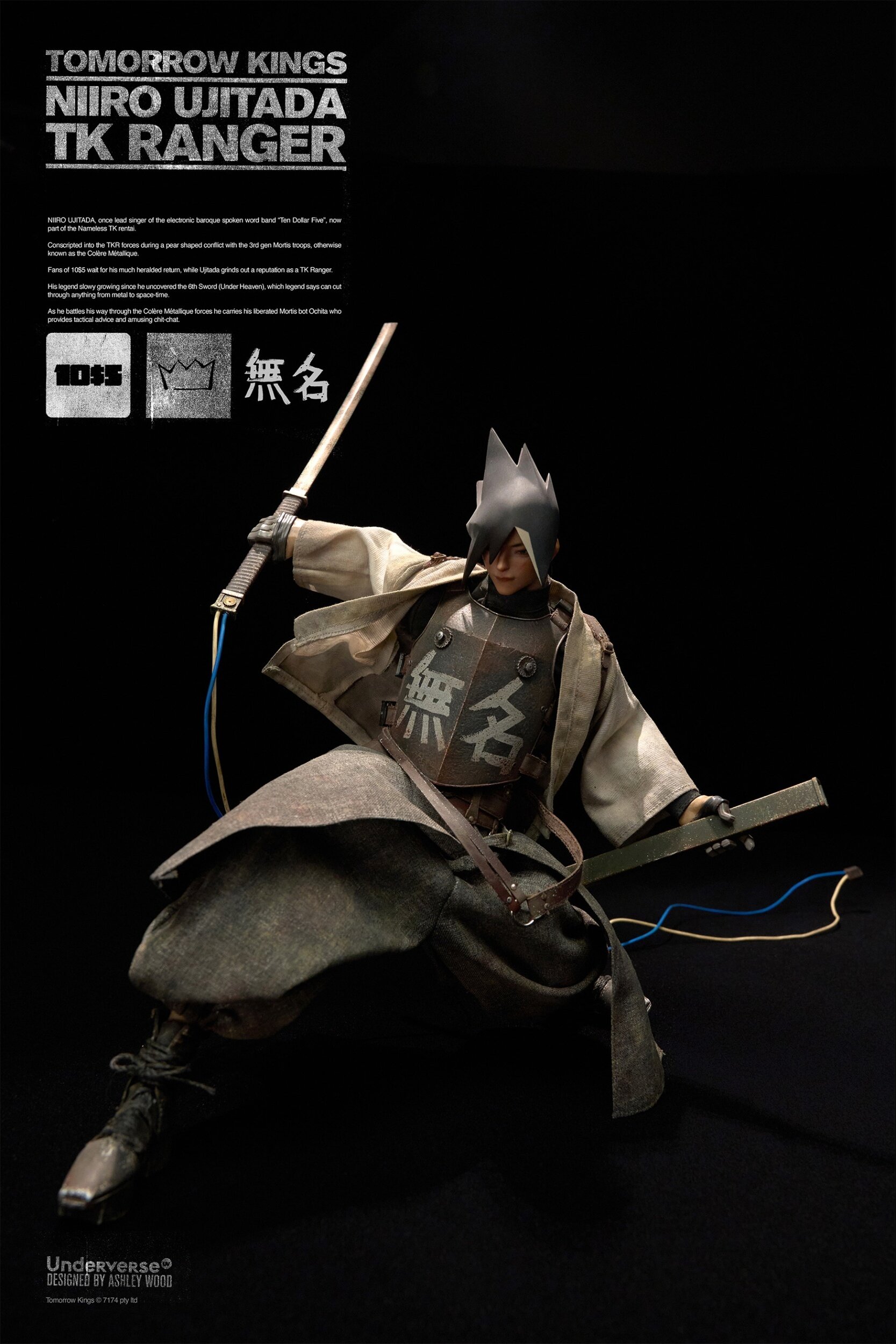 トレイリアのアカデミー Tomorrow Kings TK Ranger Niiro Ujitada 1/6 Scale Action