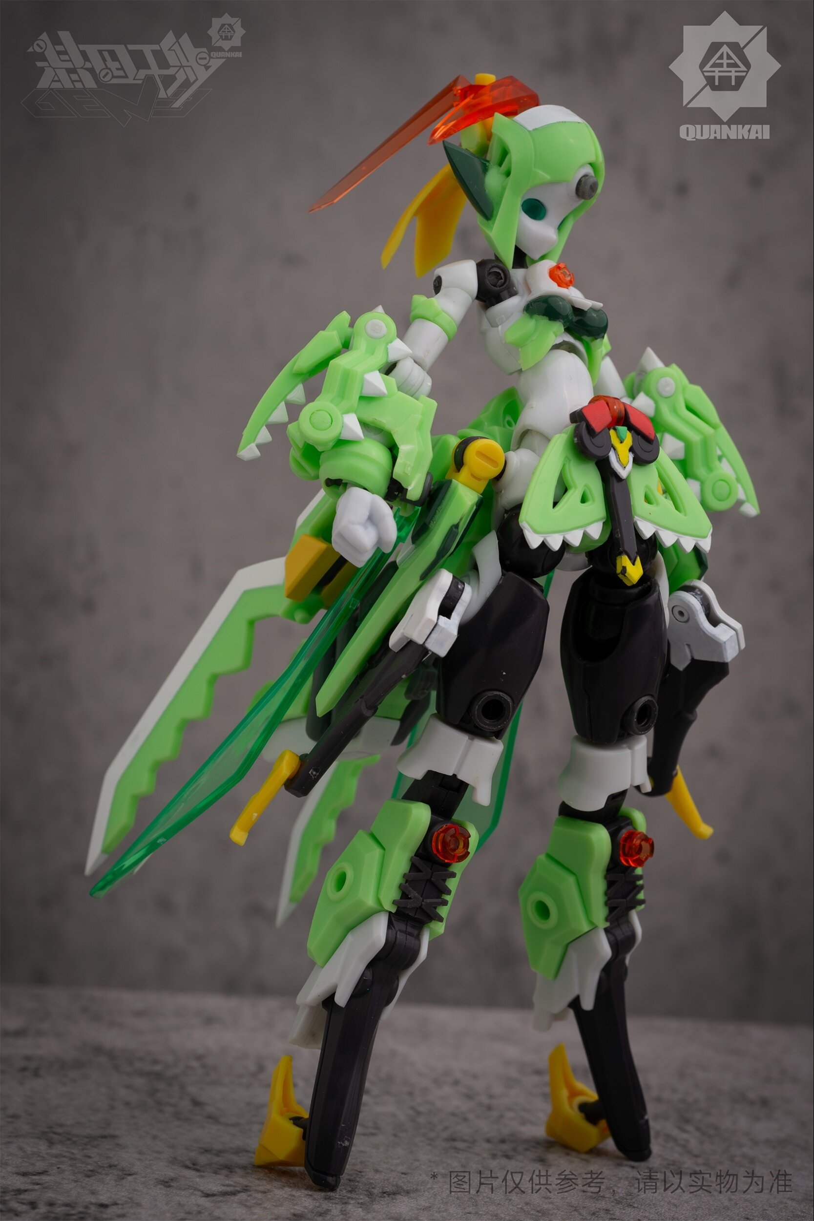 Gene Interference Series Mantis Girl Non-Scale Plastic Model Kit