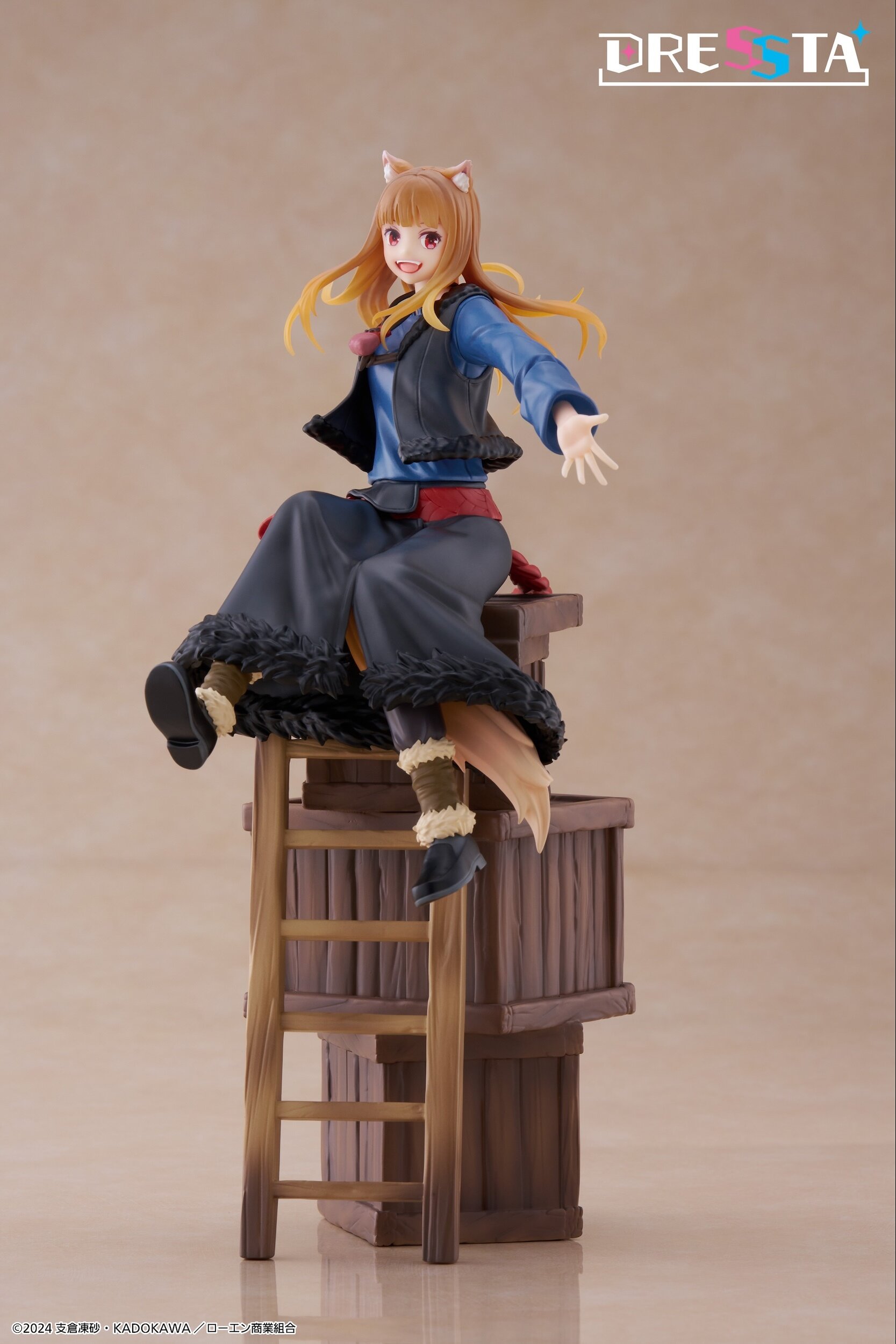 大人の上質  Dressta the Meets Merchant Wolf: and Spice Figure Statue コミック・アニメ