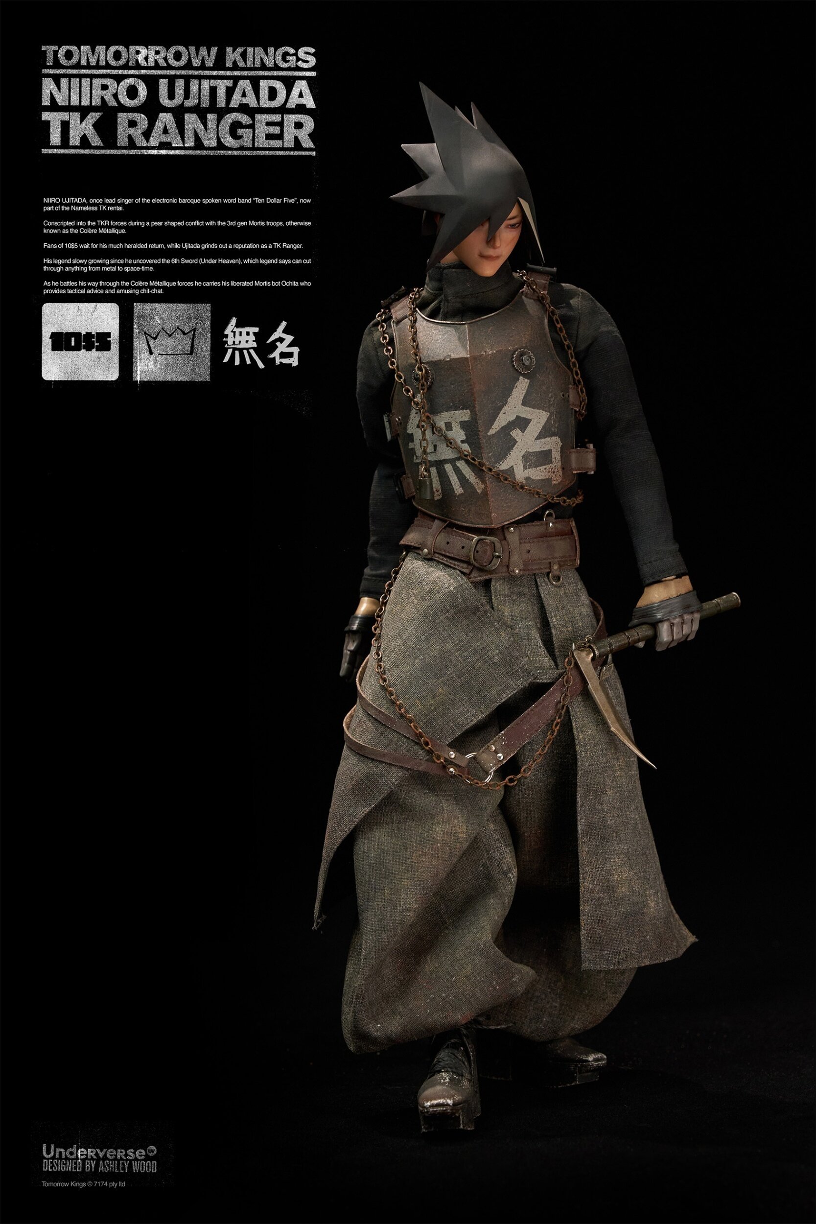 3a tomorrow kings フィギア　新品未使用品 Tomorrow Kings Underverse Ranger TK SENSAI KoGEKI (Red) 1/6