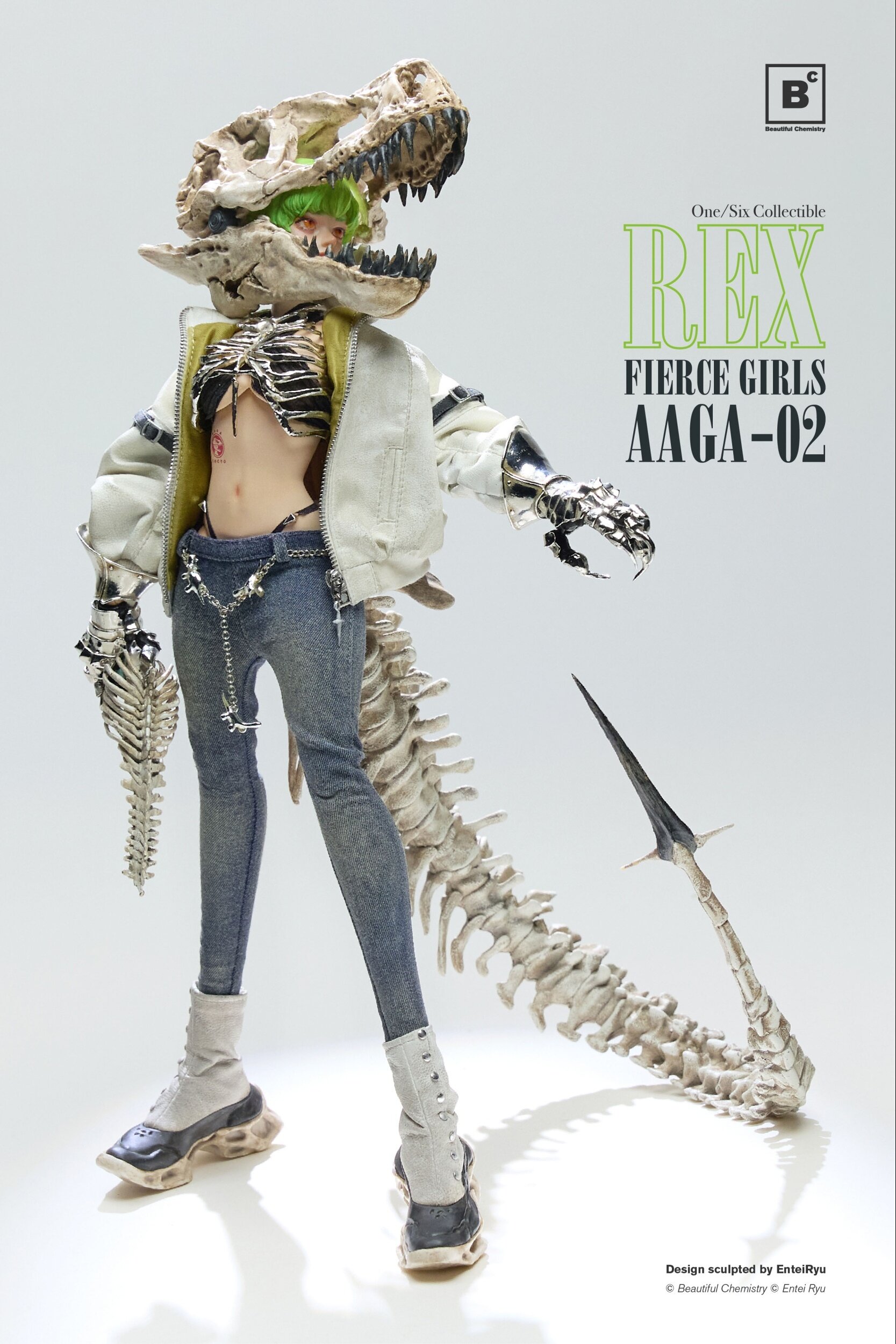 Fierce Girls Series Bonegirl AAGA-02 Gunner Rex 1/6 Scale