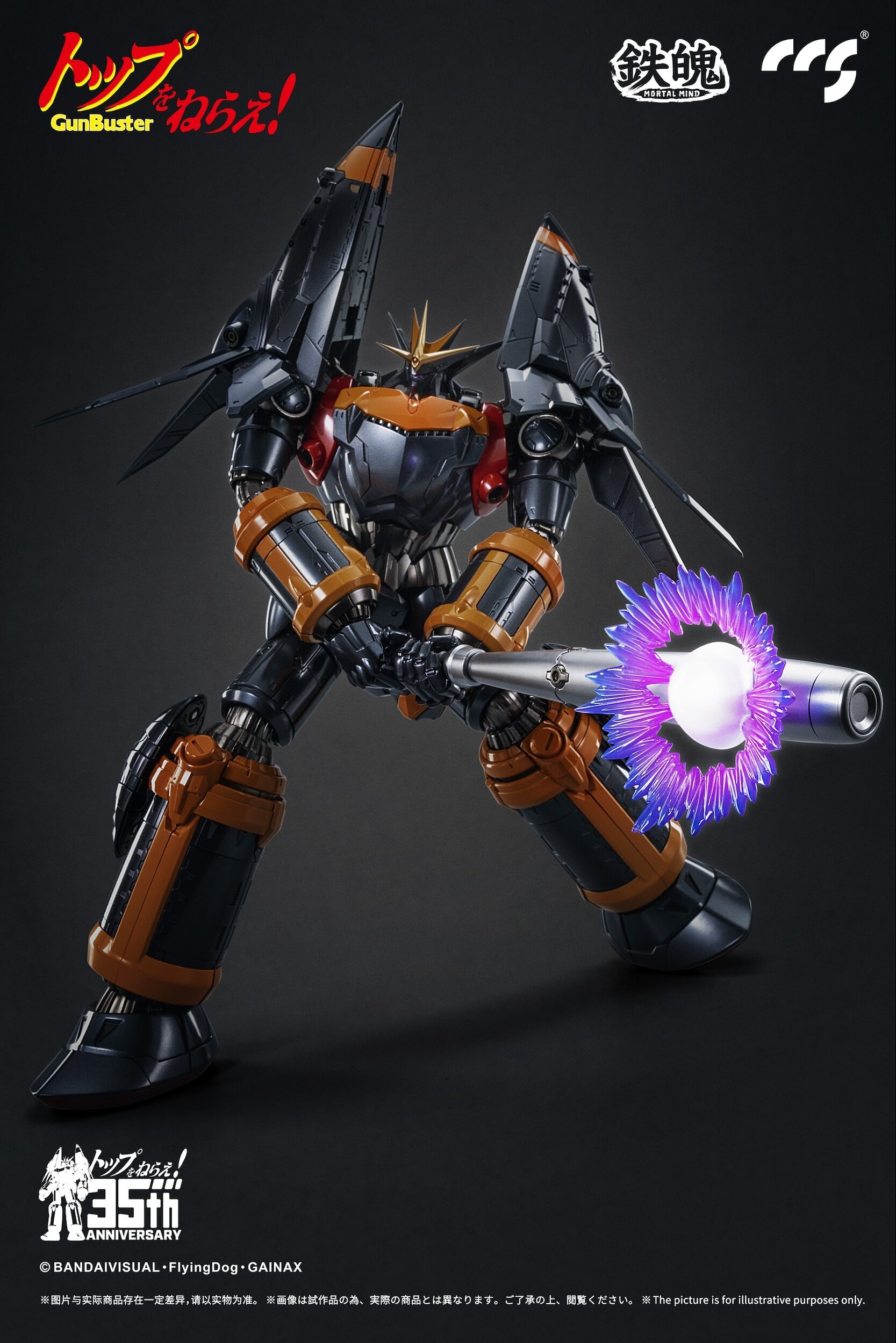 Mortal Mind Series Gunbuster Goukin Action Figure Tokyo Otaku Mode Tom