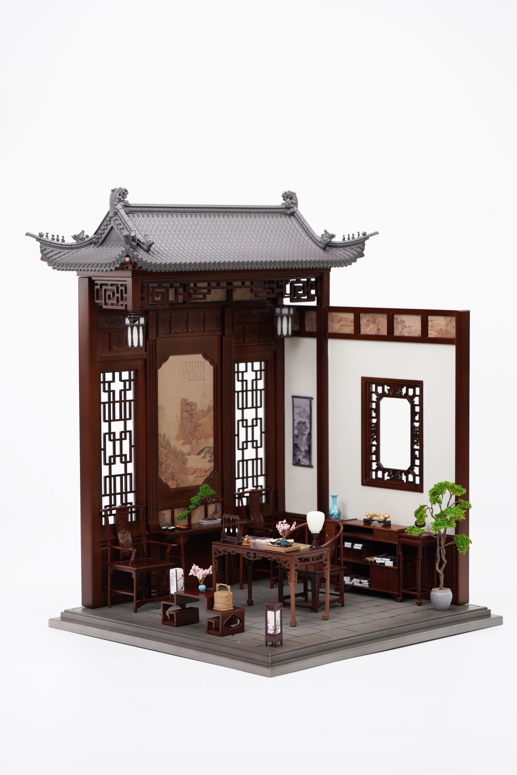 Chinese Style Study Room 1/12 Scale Doll House: Zhenmu - Tokyo