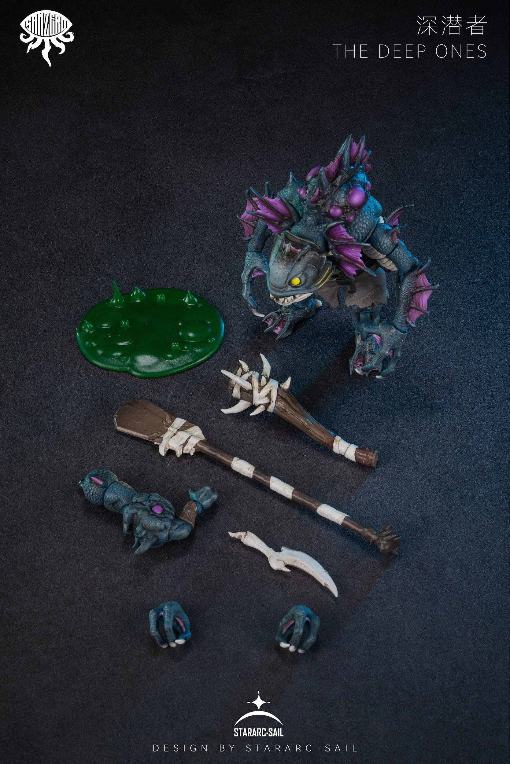 San Zero Series The Deep Ones (Purple) Action Figure