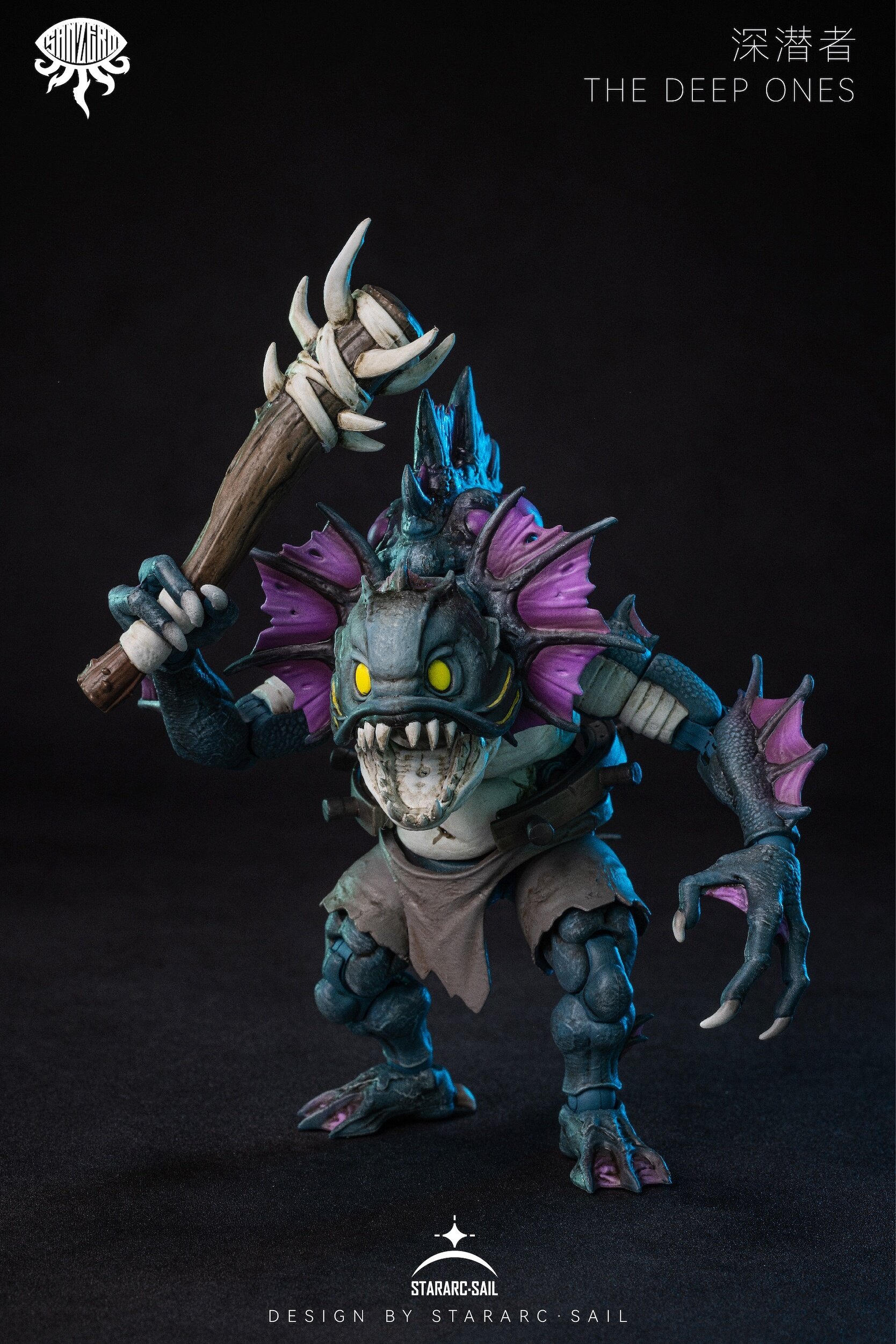San Zero Series The Deep Ones (Purple) Action Figure