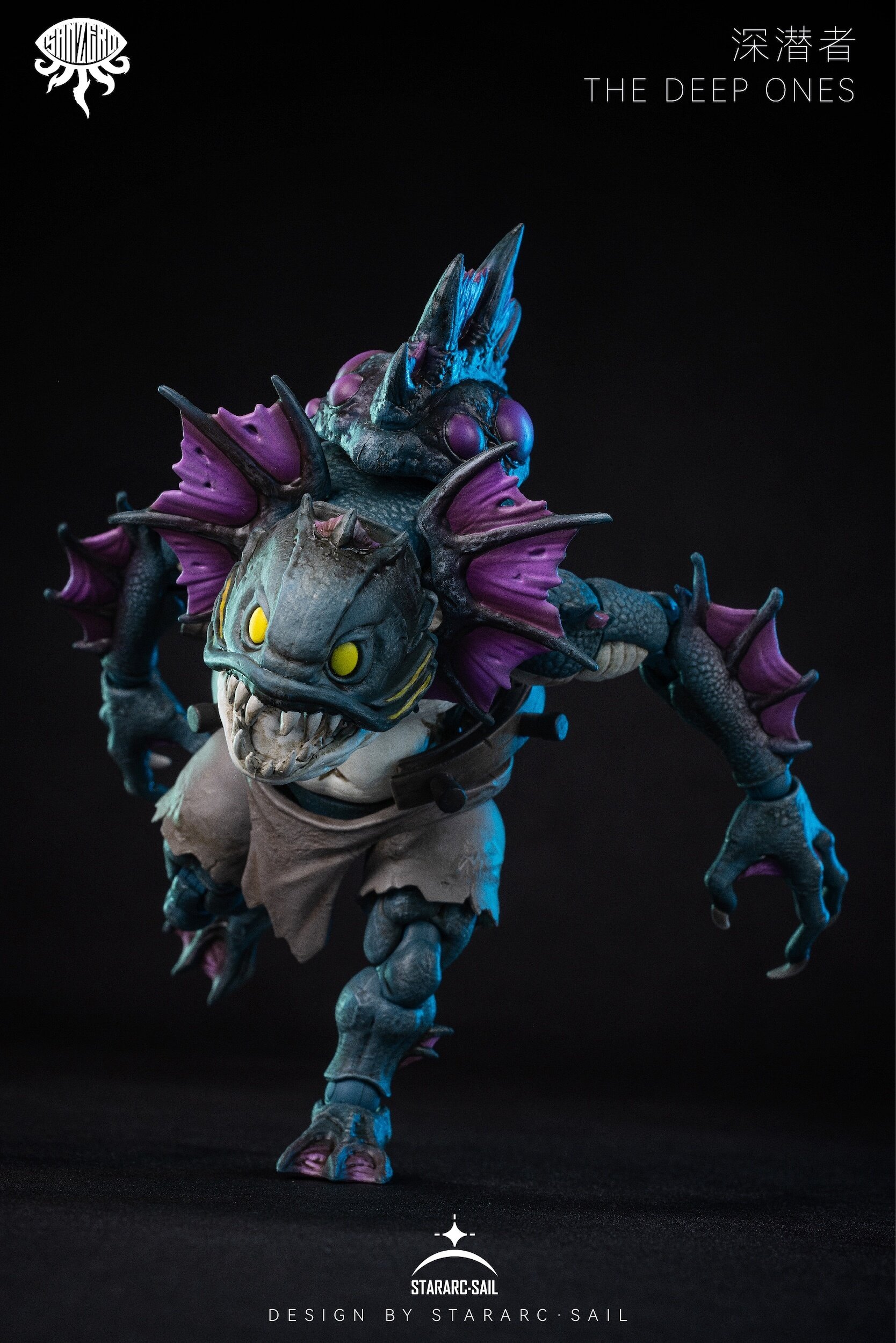 San Zero Series The Deep Ones (Purple) Action Figure