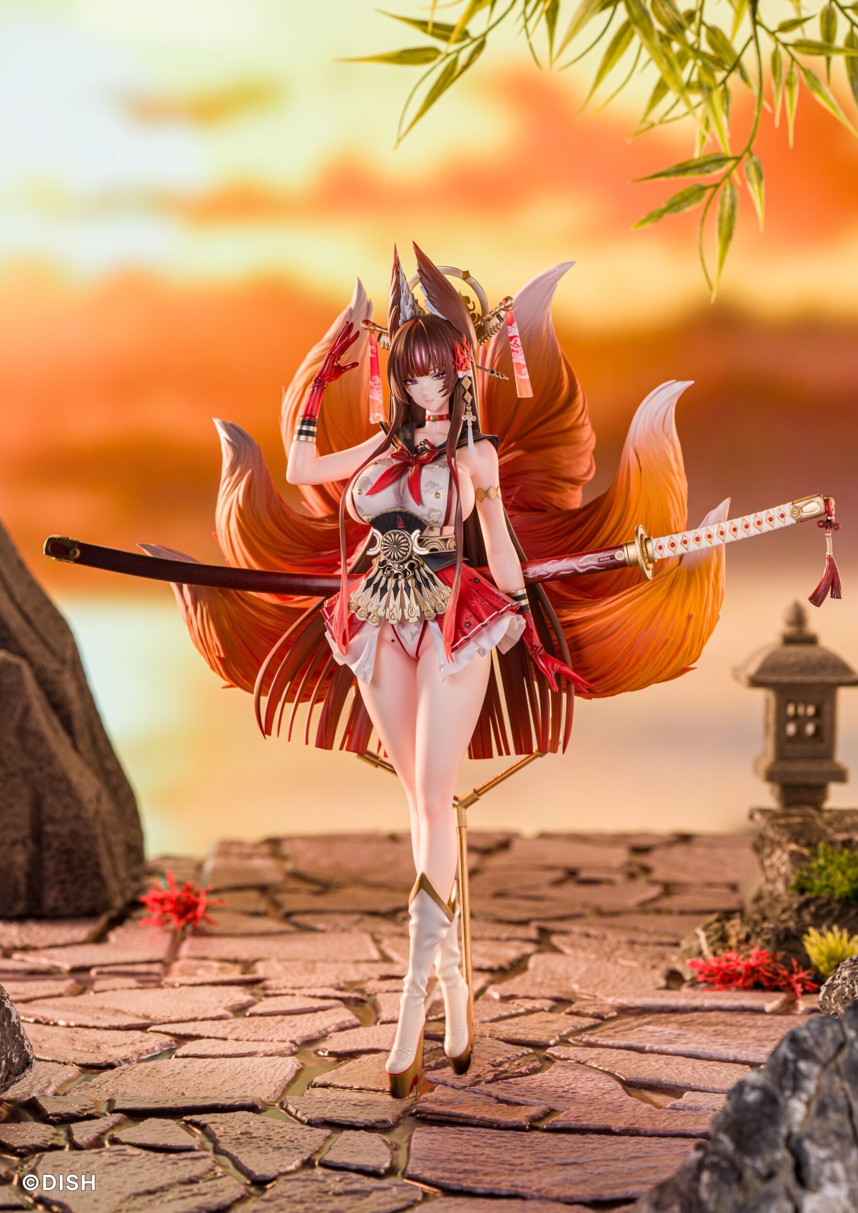 メモリー makutaso DISH Illustration Yamato Deluxe Edition 1/7 Scale Figure: Mimosa