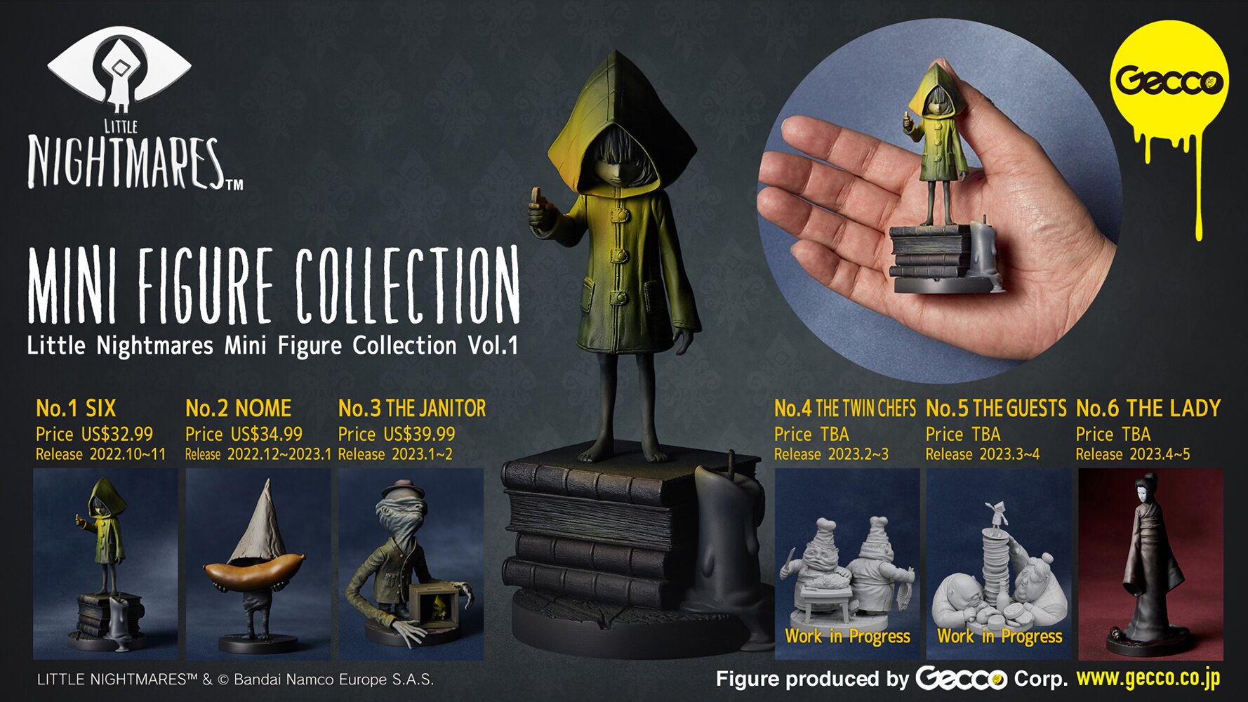 Little Nightmares Mini Figure Collection – The Twin Chefs by Gecco