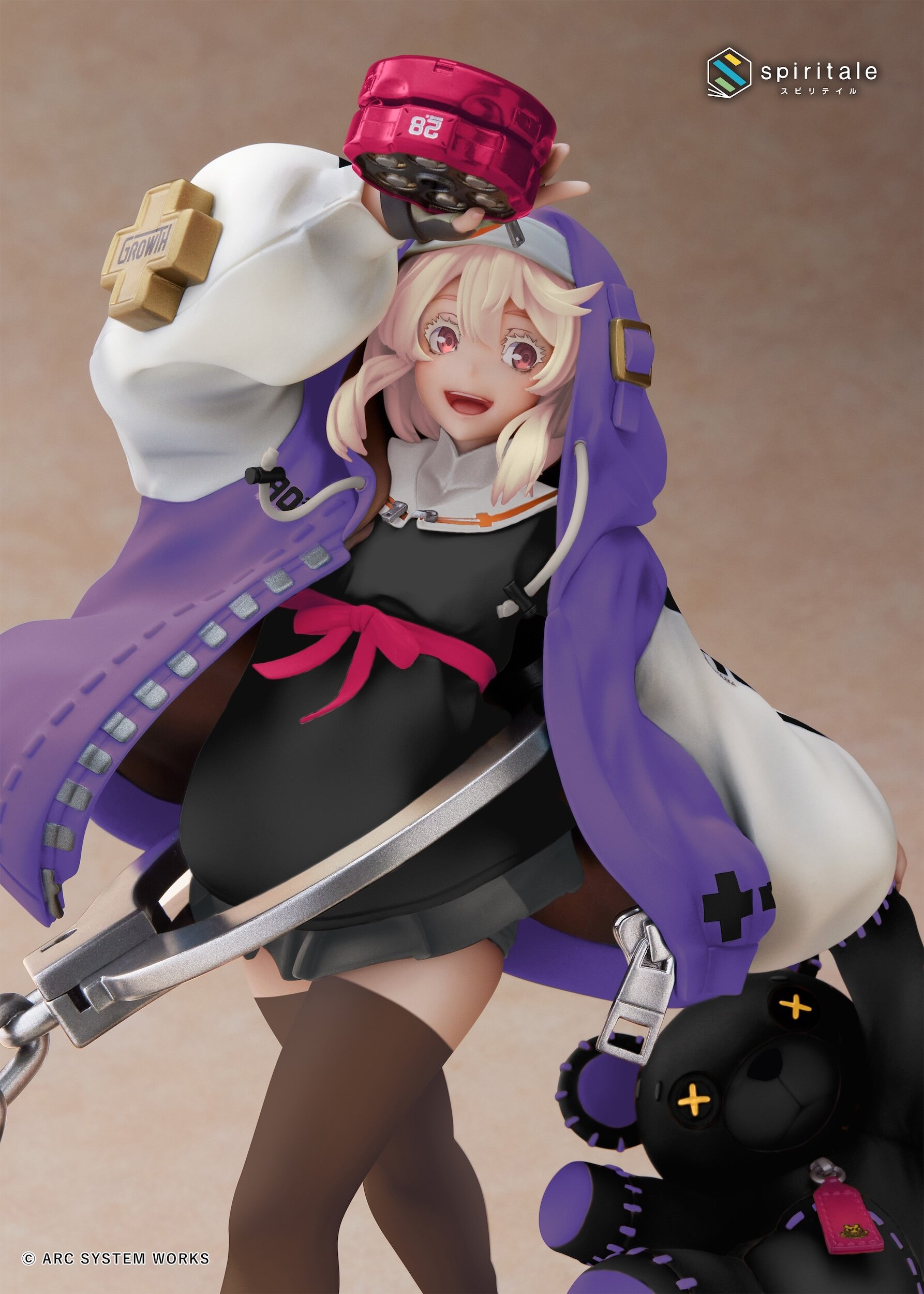 ブリジット ～Purple ver.～ 1/7 中古】(本体A/箱B)GUILTY GEAR -STRIVE- ブリジット～Purple ver