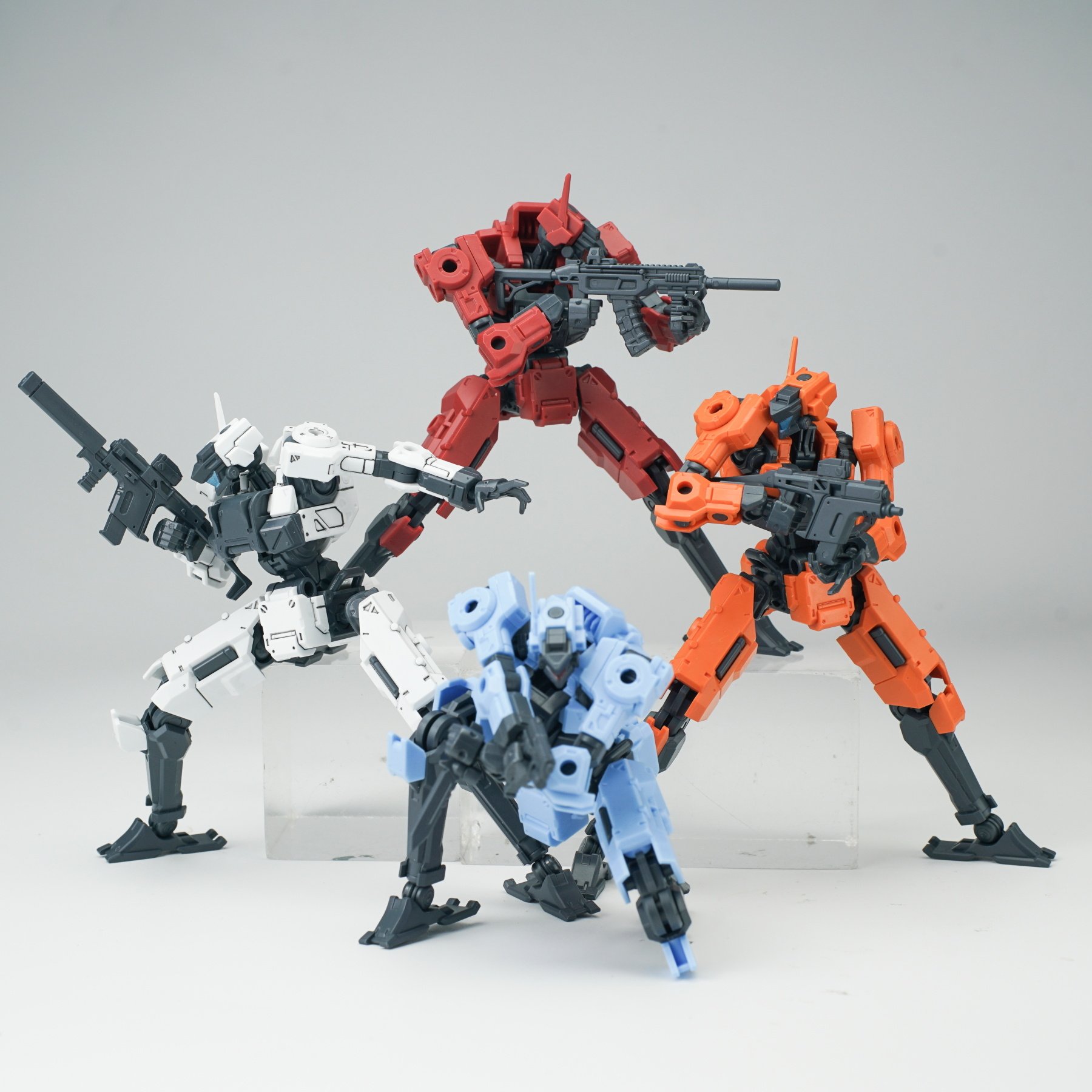 3 Min Project Series Fenrir (Light Blue) 1/18 Scale Plastic Model