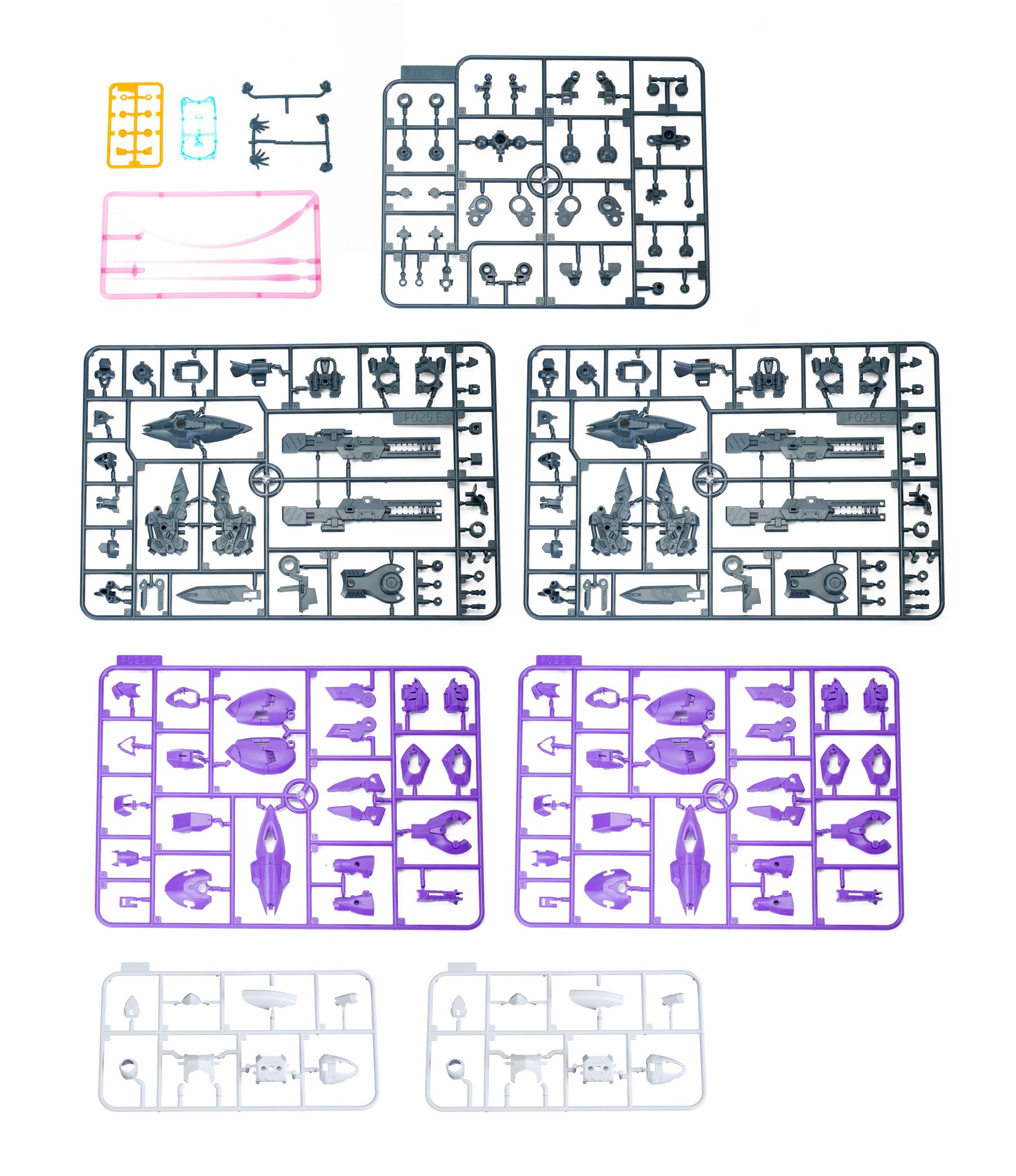 Ultra Action Trooper Series Franz-Α (Purple x White) 1/144 Scale
