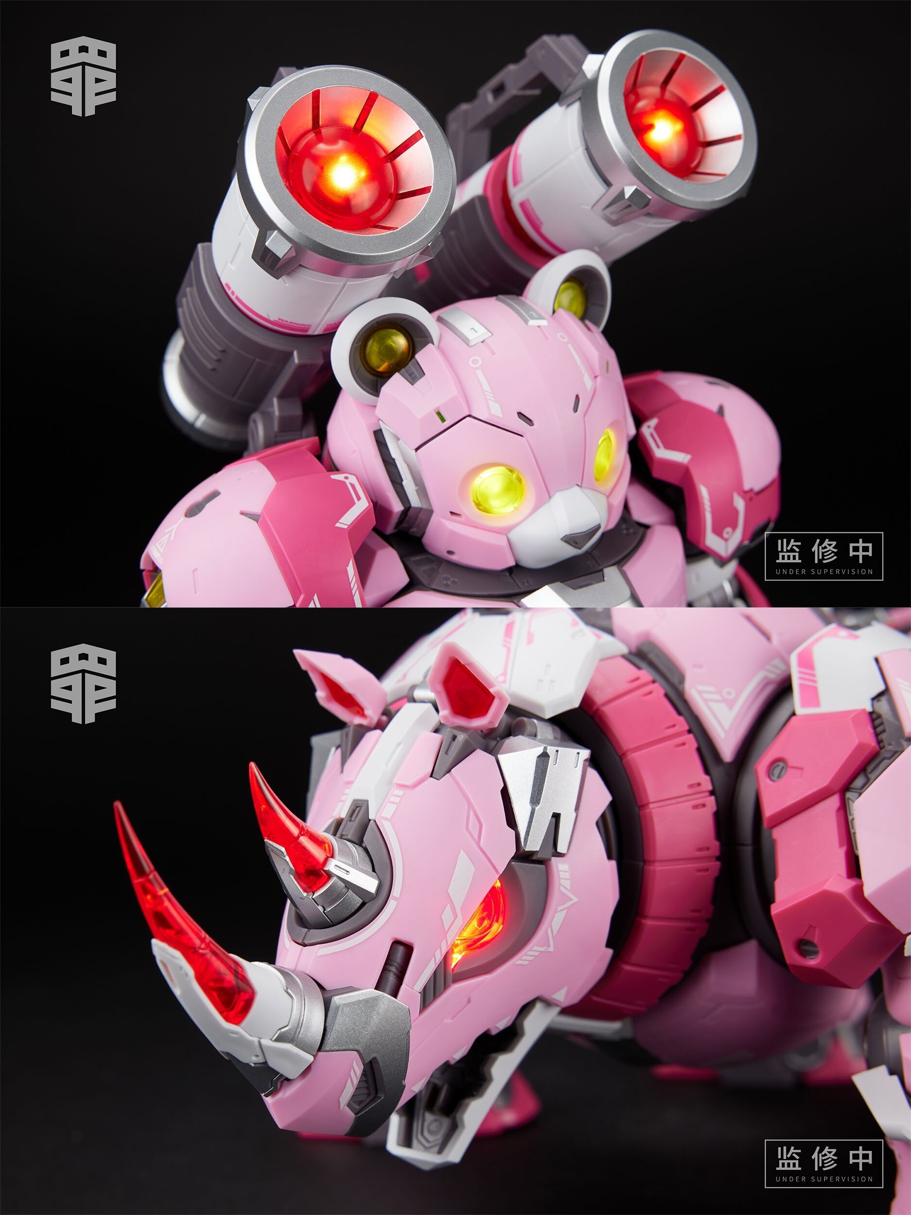 Sin Series SIN-03P Sloth & Mecha Bear & Mecha Rhino 1/10