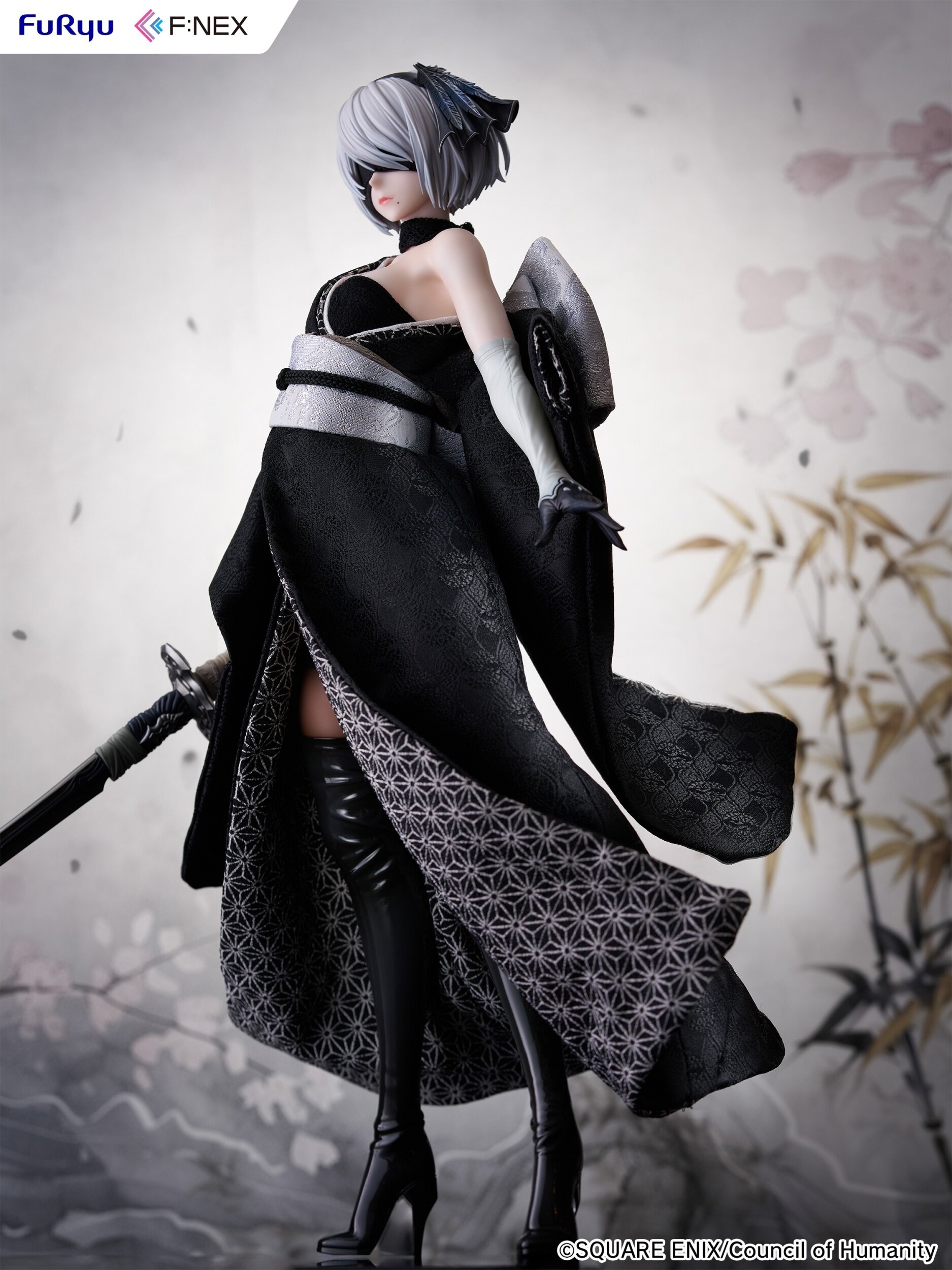 NieR: Automata Ver 1.1a 2B -Japanese Doll- 1/4 Scale Figure: F:NEX