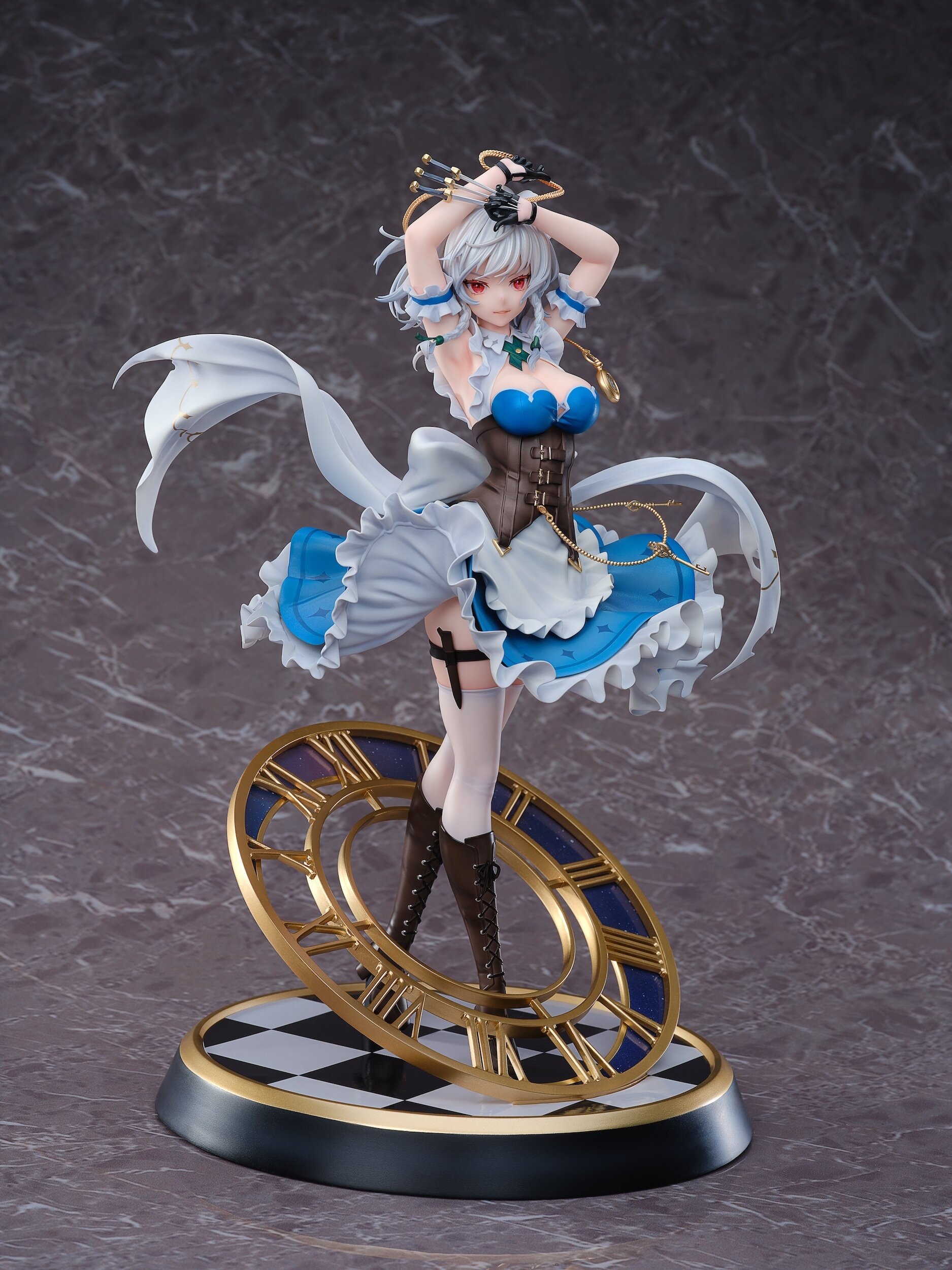 SU ORDINAZIONE Touhou Project PVC Statue 1/6 Luna Dial Sakuya Izayoi 32 cm main image 0