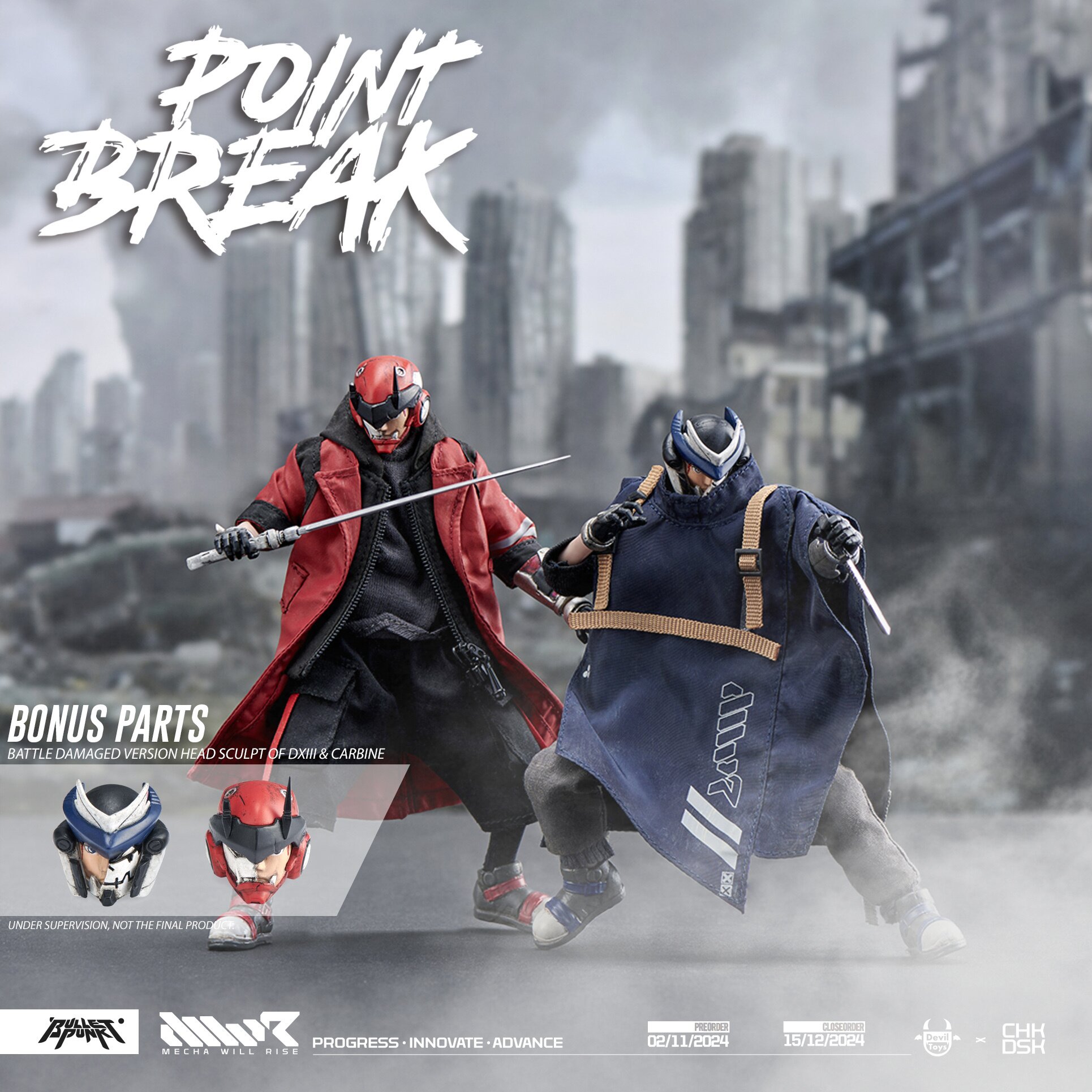 Perfect Devil Toys 1/6 Carbine Frost Breaker Action Figure