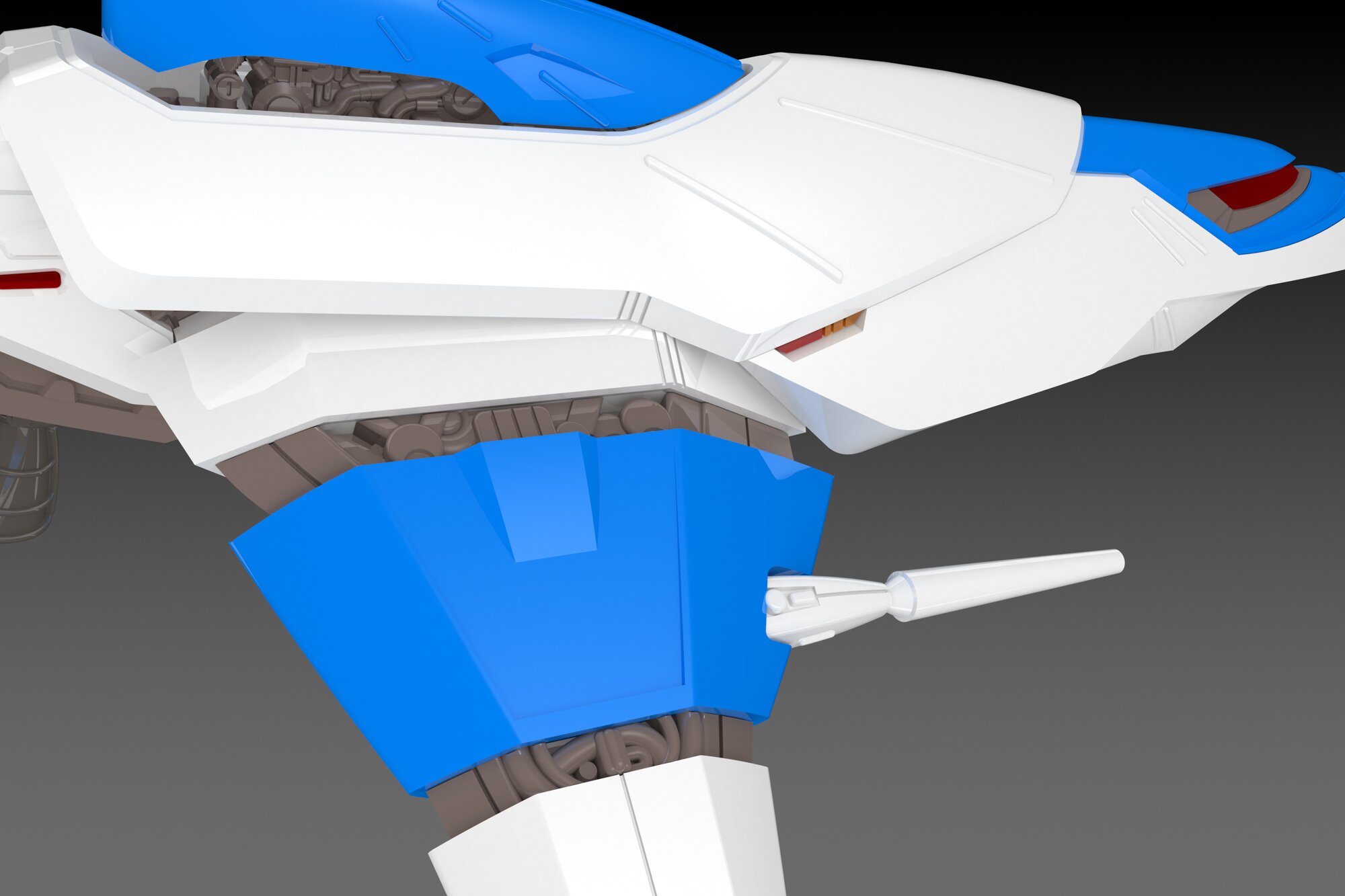 Hawk2とHawk3セット 1/12 Darius Silver Hawk 3F-1B Space Fighter: 2P Color Ver. 1/144