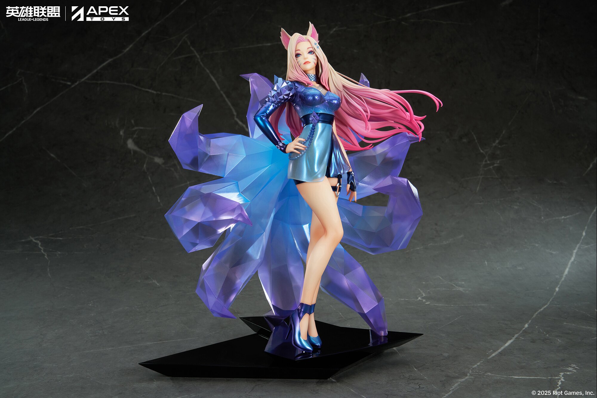 League of Legends K/DA Ahri 1/7 フィギュア League of Legends K/DA All Out Ahri 1/7 Scale Figure - Tokyo Otaku