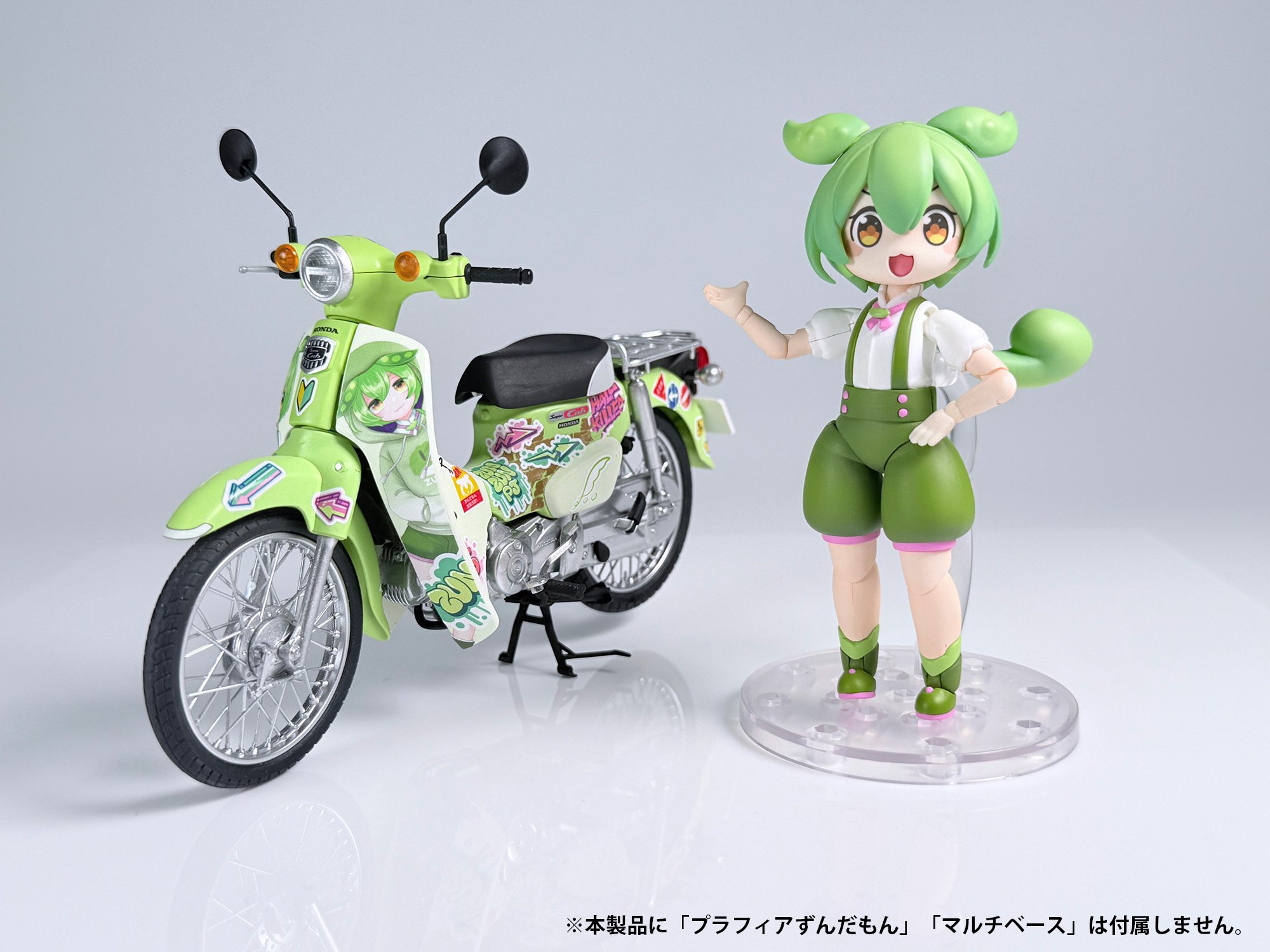 Honda Super Cub: Zundamon Edition 1/12 Scale Plastic Model Kit
