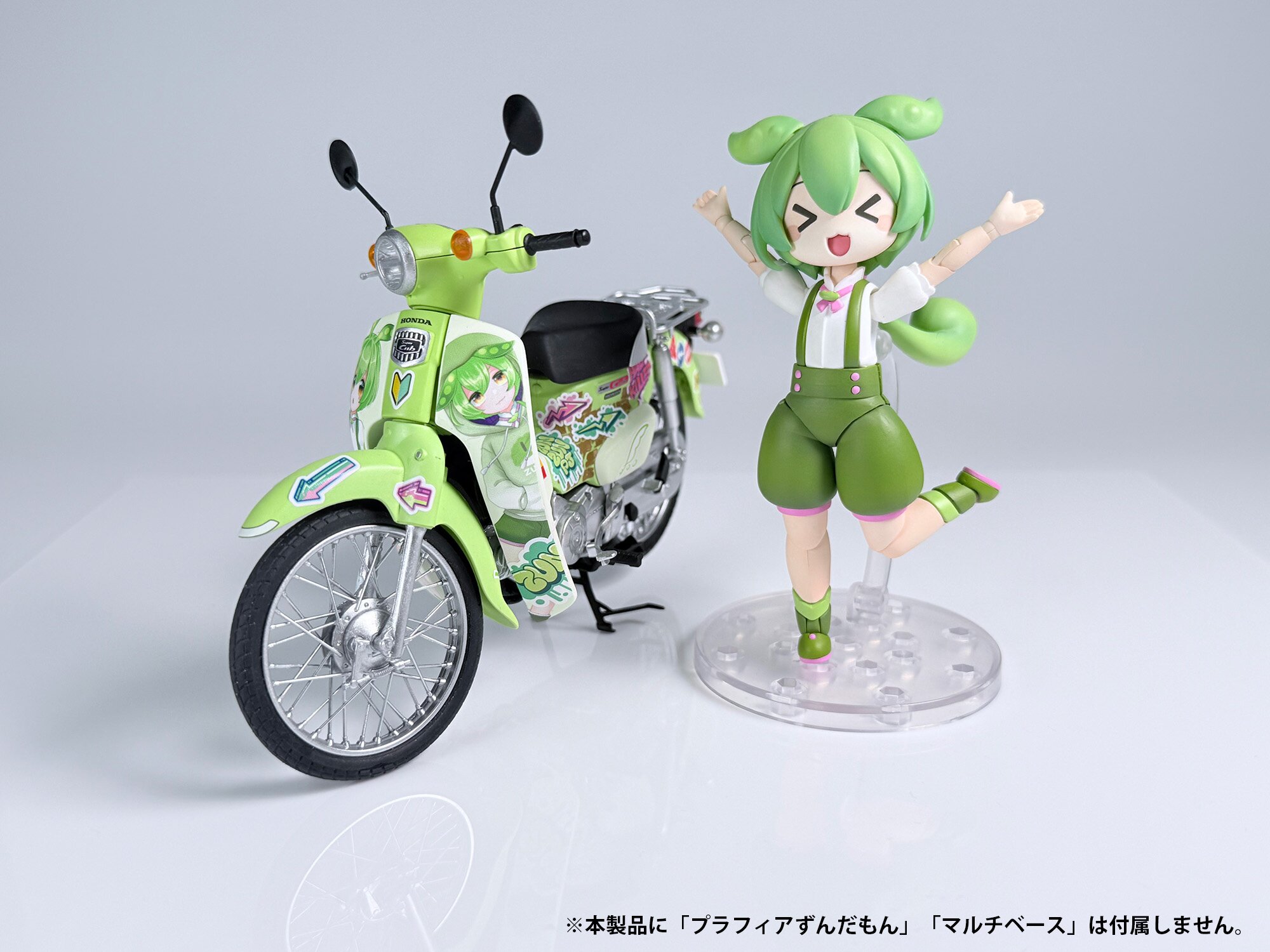 Honda Super Cub: Zundamon Edition 1/12 Scale Plastic Model Kit