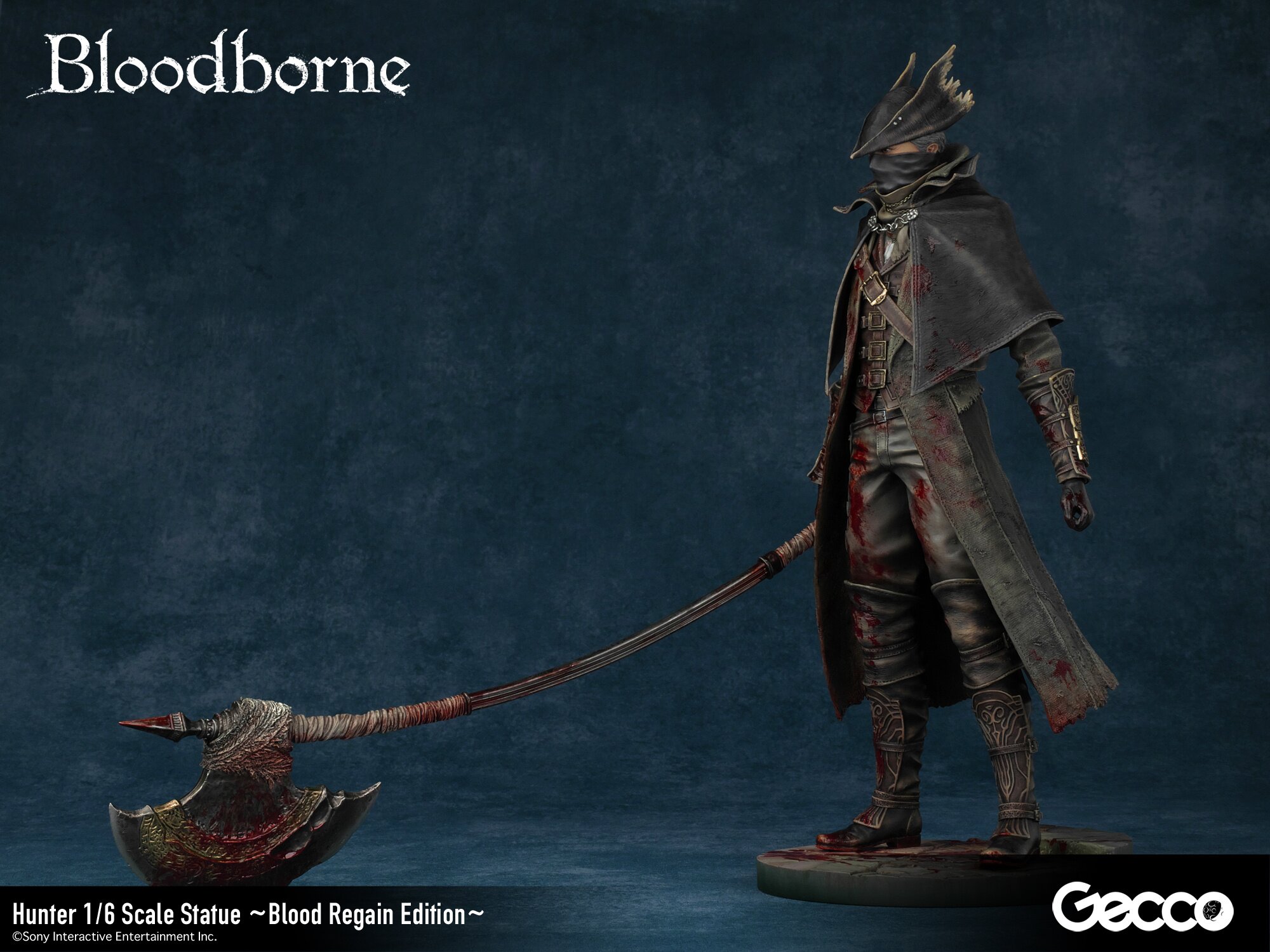 Bloodborne　1/6フィギュア Gecco Bloodborne Hunter 1/6 Scale Statue ~Blood Regain