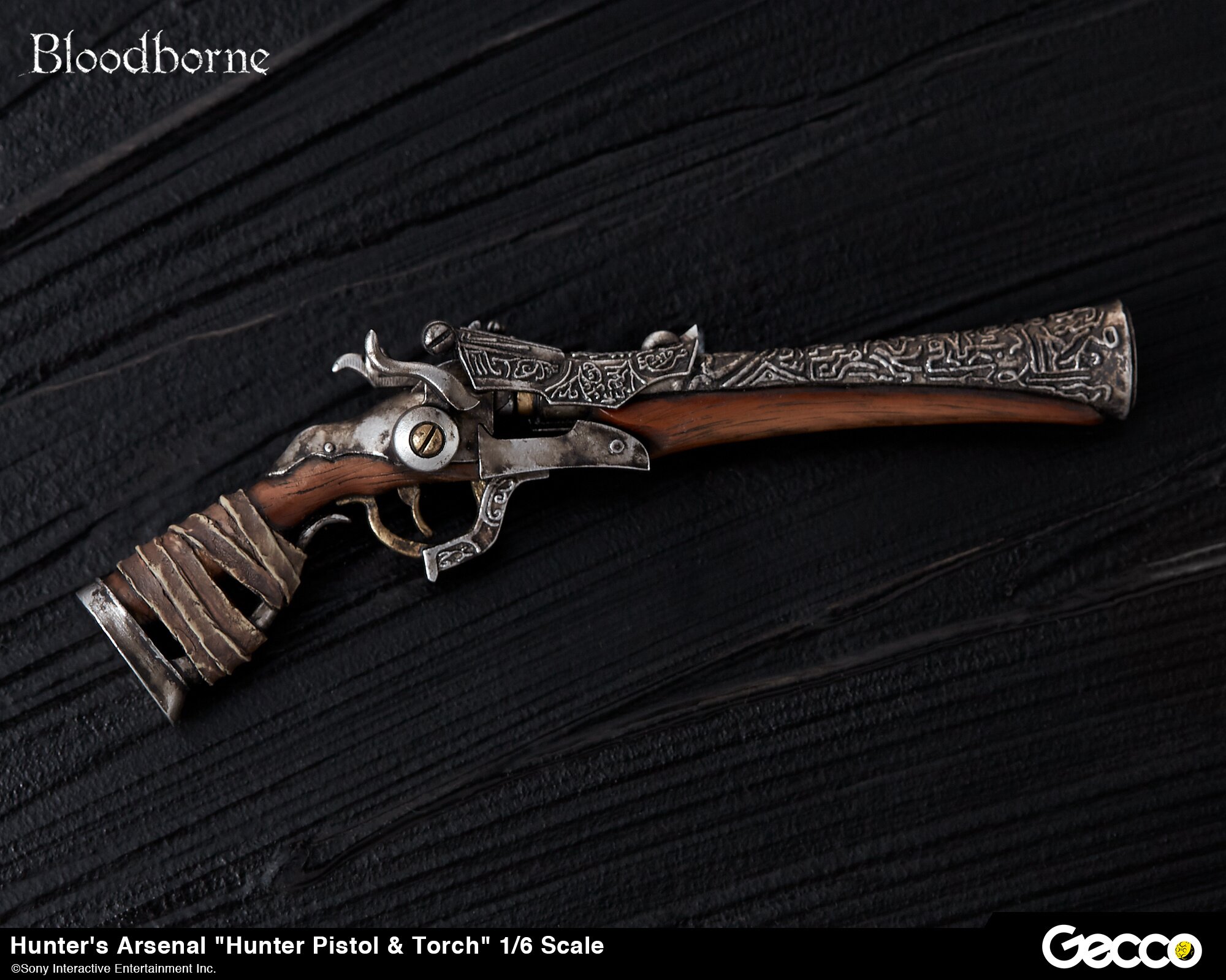 Bloodborne Hunter S Arsenal Hunter Pistol Torch 1 6 Scale Weapon   5300dc9b8164496b9db20b6ddd6406e7 