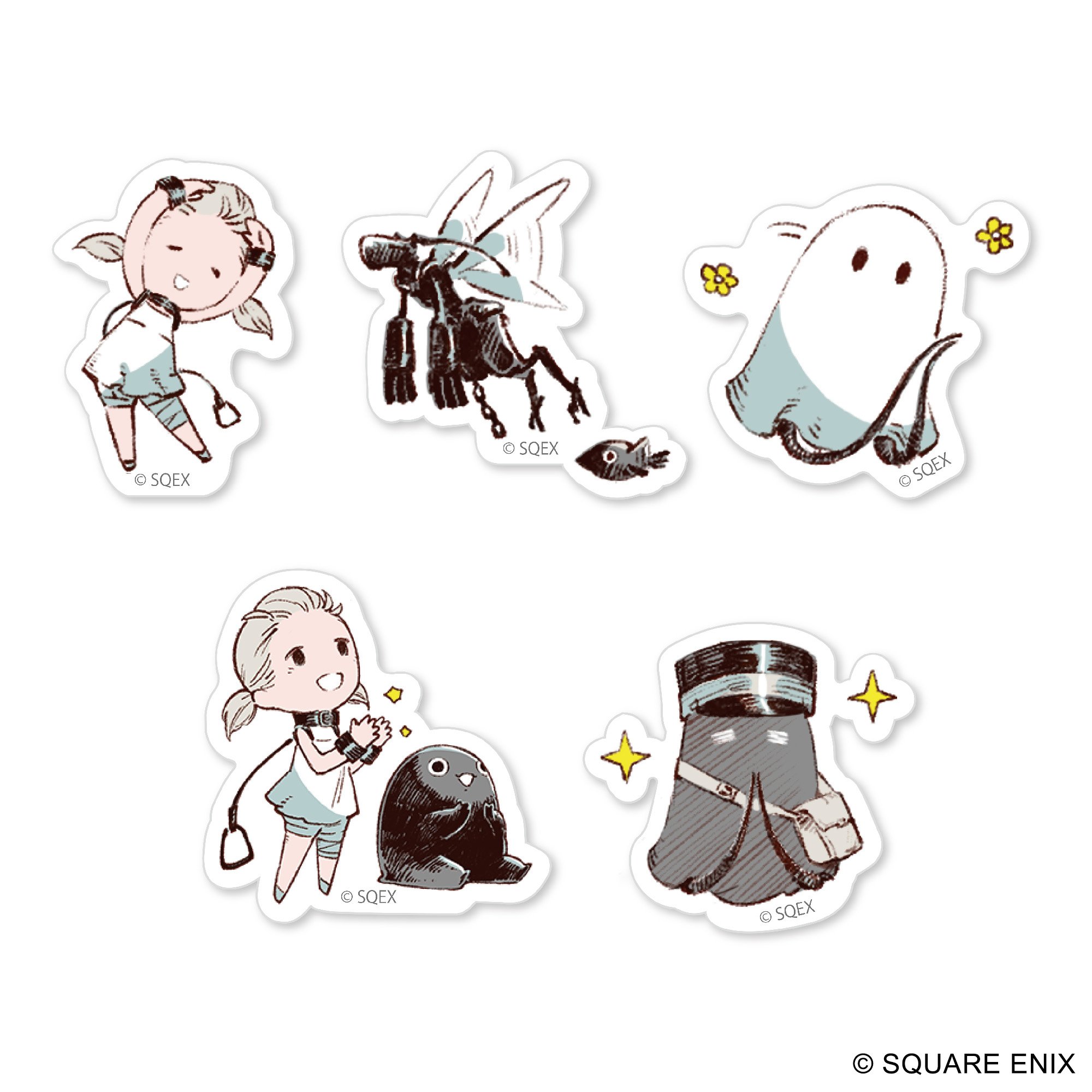 NieR Re[in]carnation Mini Character Sticker Set - Tokyo Otaku Mode