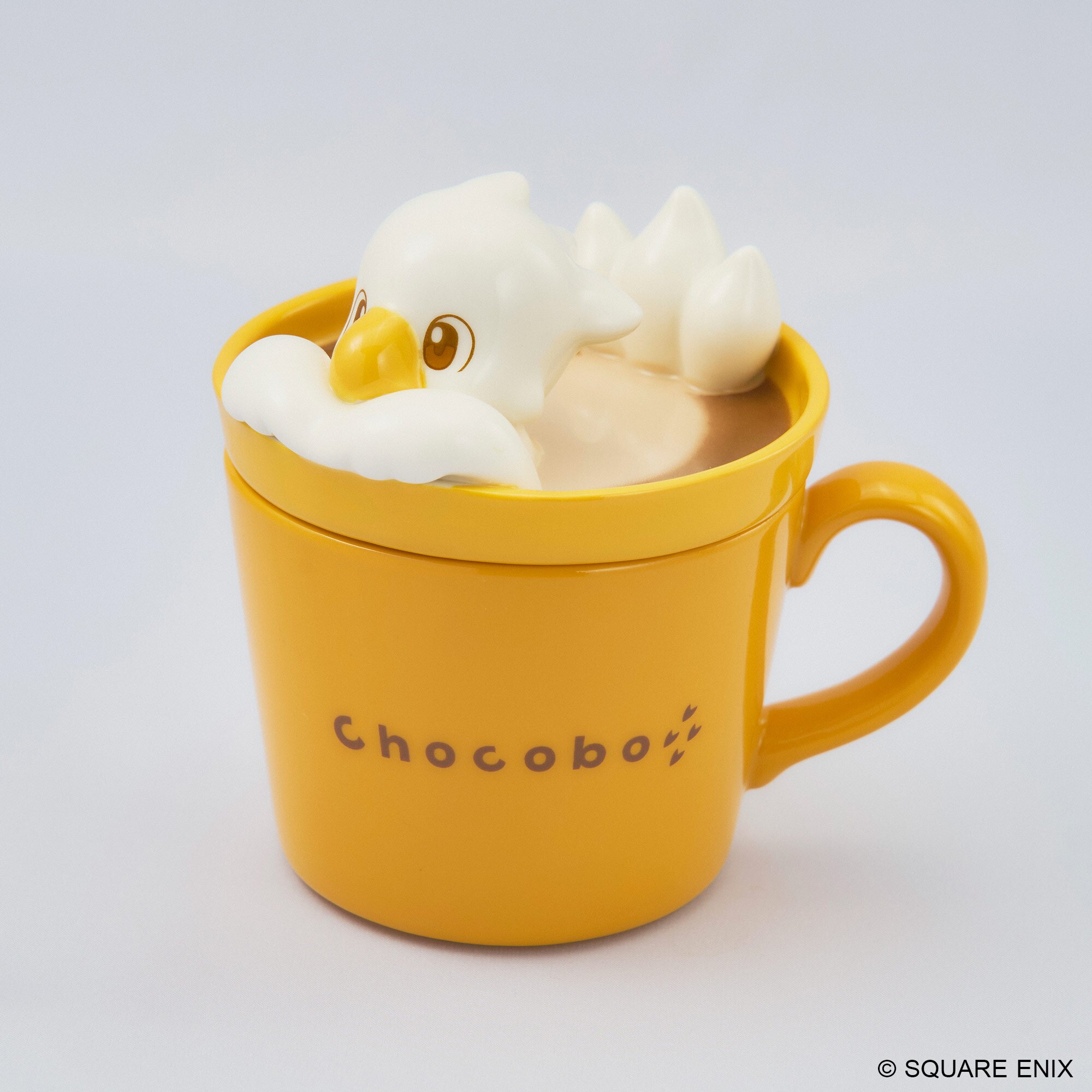 Final Fantasy Latte Art Figure Mug Chocobo: SQUARE ENIX