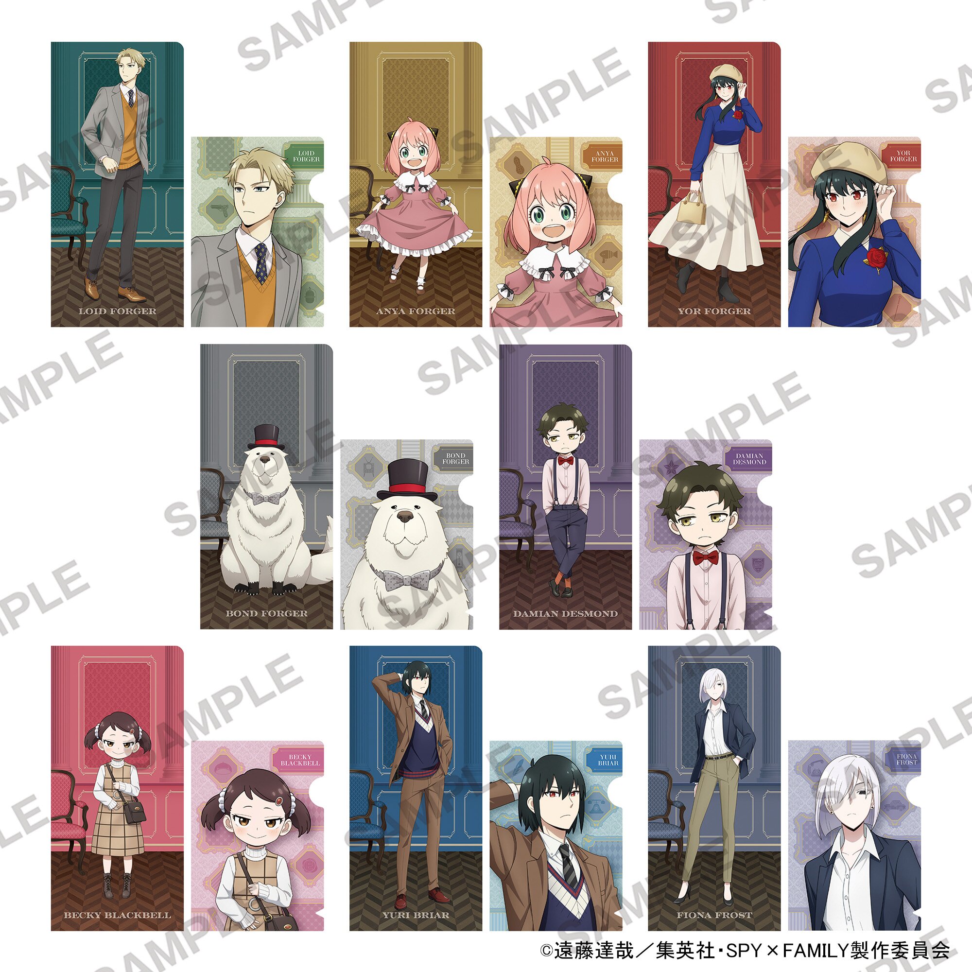 Spy x Family Mini File Collection Trad Ver. Collection Box Set