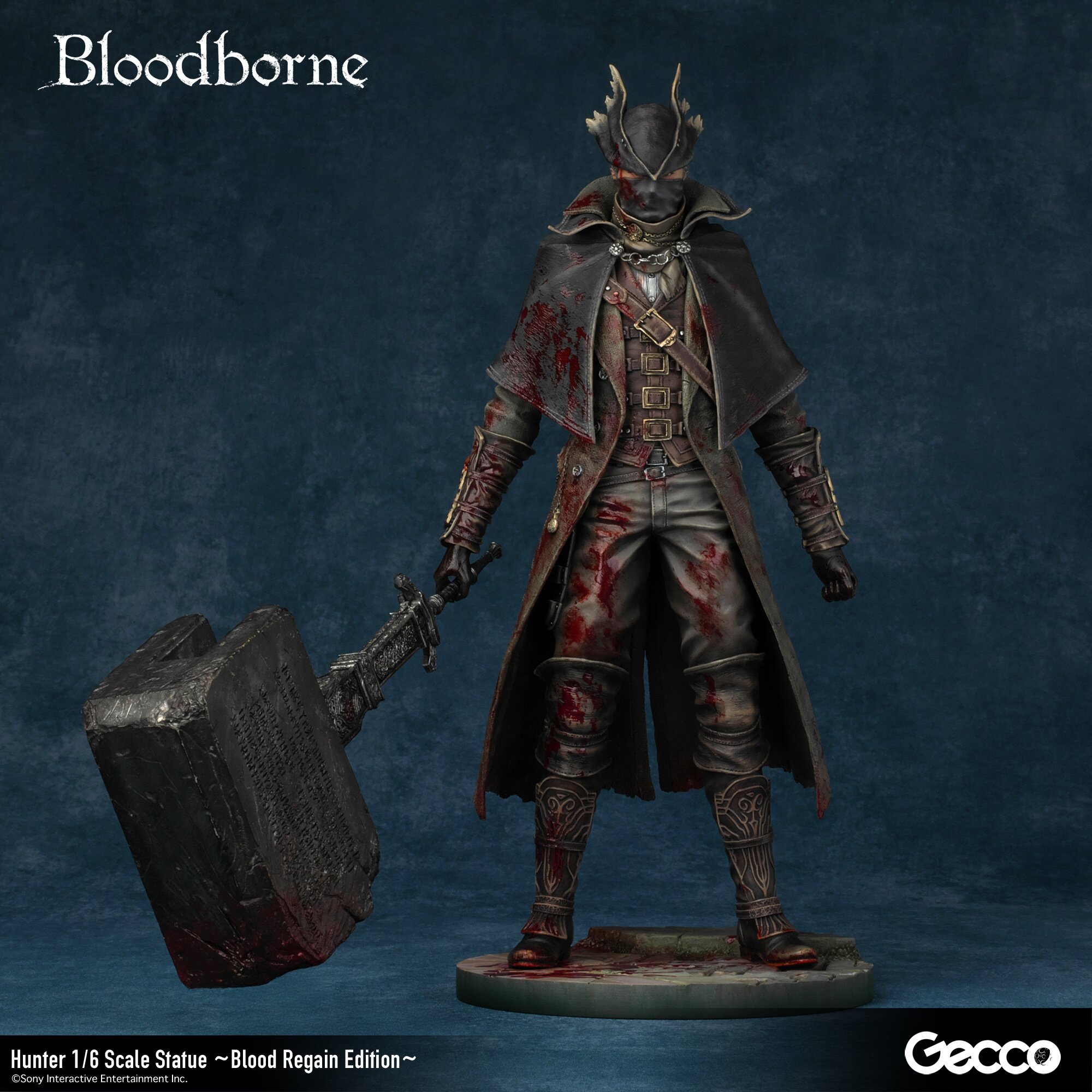 Bloodborne Hunter: Blood Regain Edition 1/6 Scale Statue: Gecco