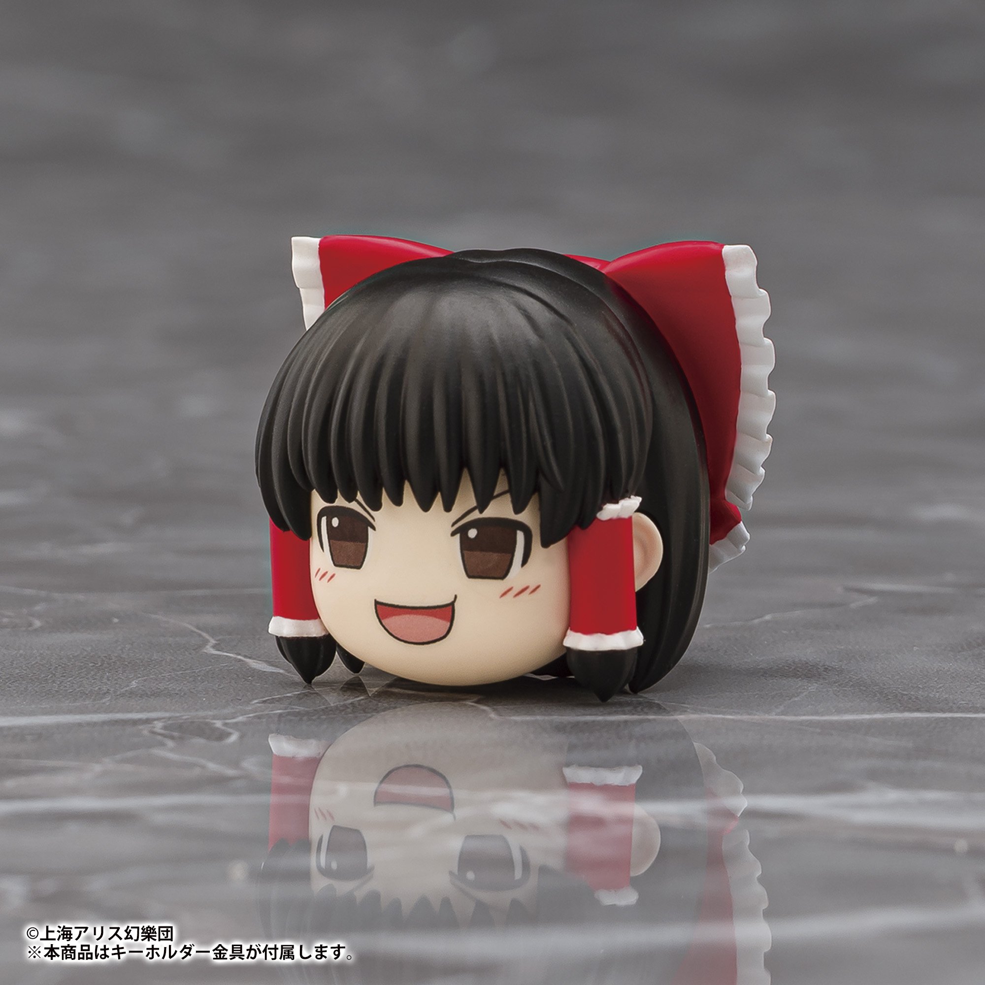 Porte-clés Acrylique Anime Hakurei Reimu - Lot De 6 Pendentifs Mignons Chibi, Accessoire Pour Clés Ou Sac