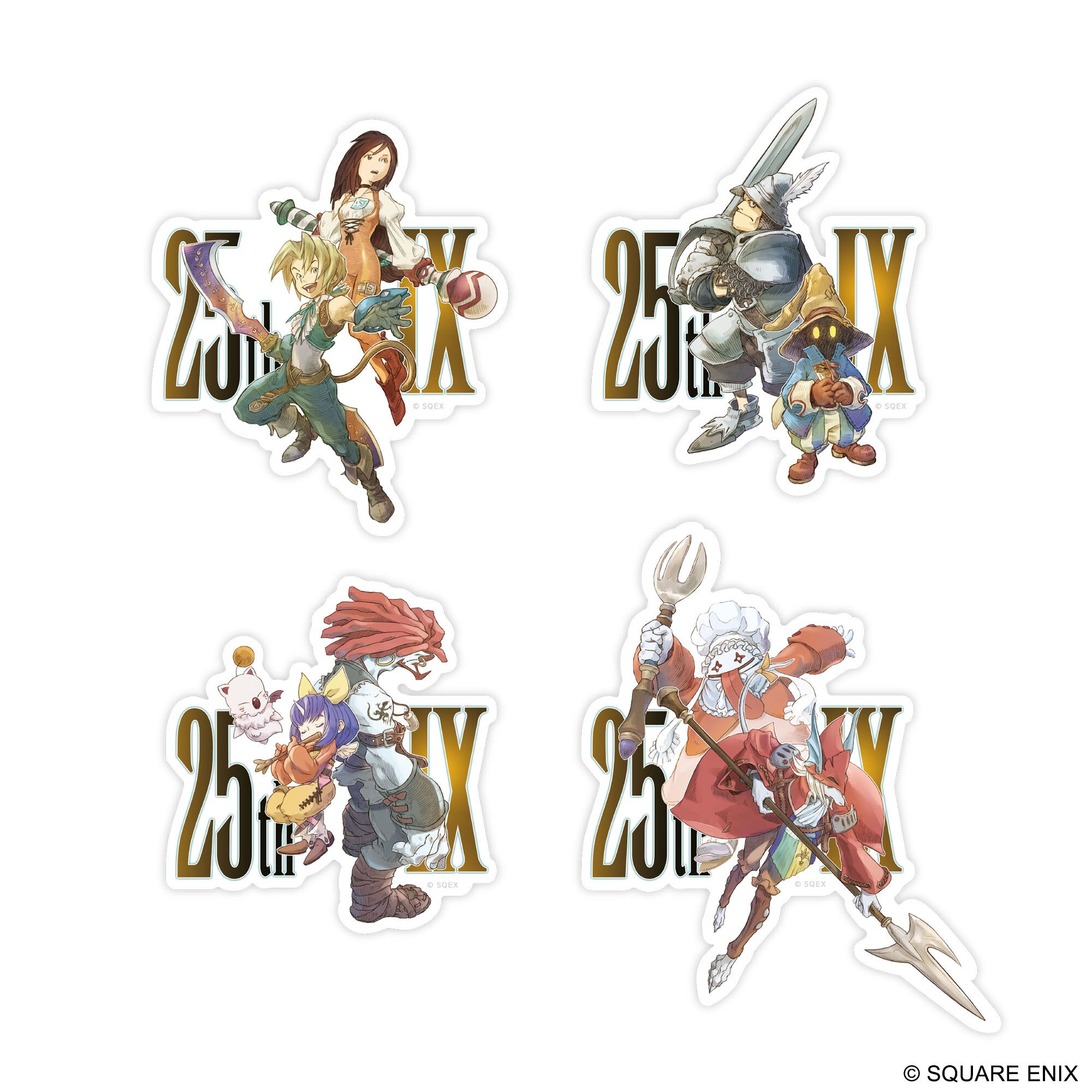 Final Fantasy IX 25th Anniversary Sticker Set - Tokyo Otaku