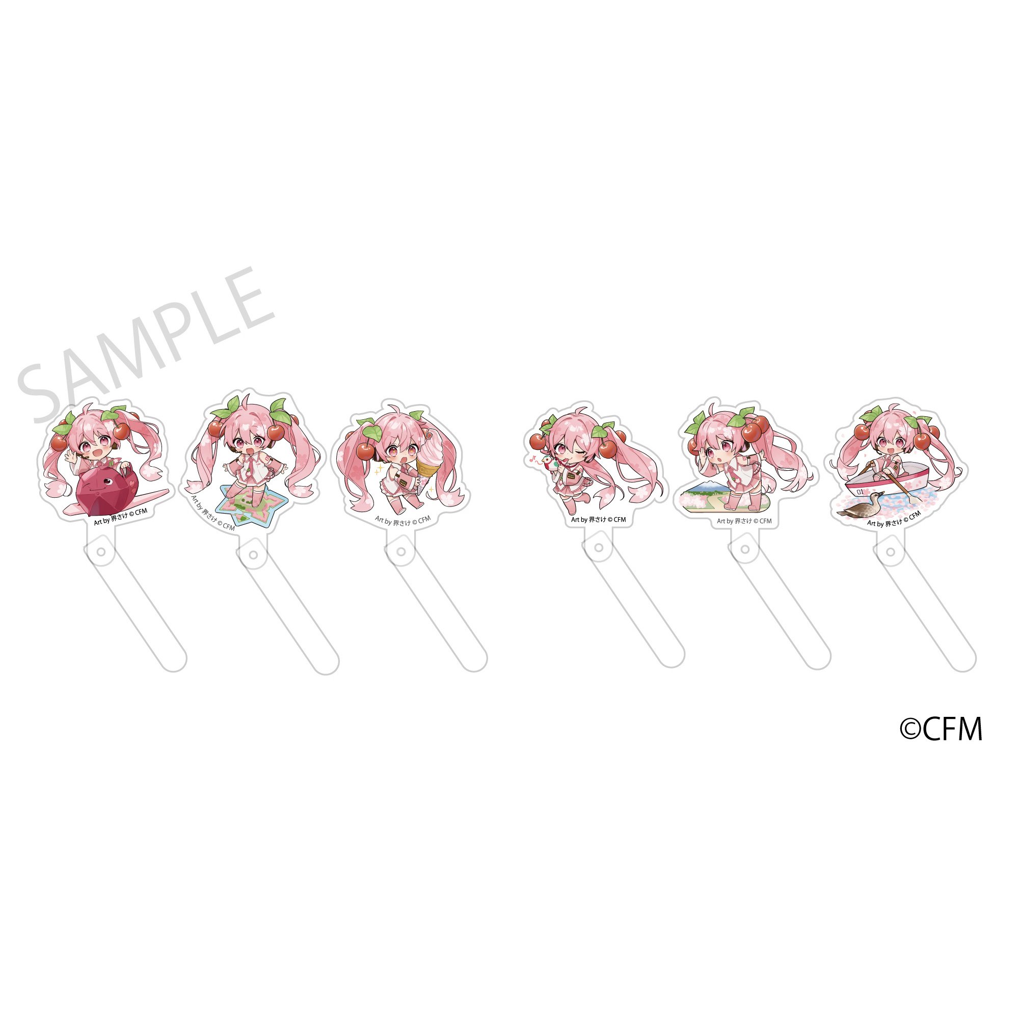 Sakura Miku x Hirohako 2024 Acrylic Prop and Stand: KADOKAWA Sakura Miku x Hirohako 2024 Acrylic Prop and Stand: KADOKAWA