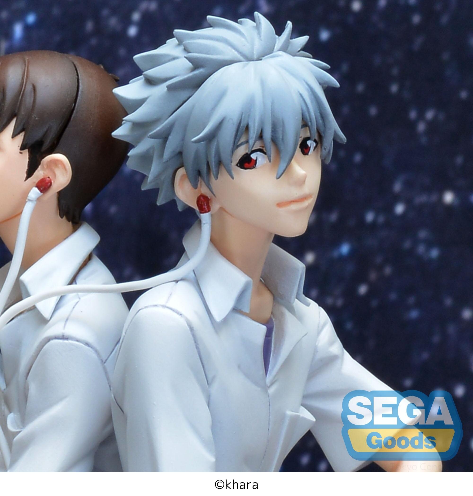 B2 VINTAGE EVANGELION 『REI KAWORU SINJI』 Neon Genesis Evangelion Rei & Shinji B2 Poster Yoshiyuki Sadamoto