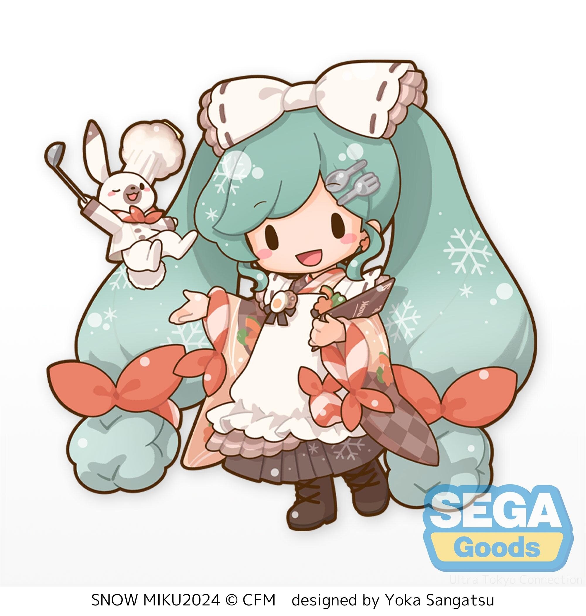 Fuwapuchi Hatsune Miku Snow Miku 2024 Ver Dodeka Jumbo Plush Sega   D880a50145ac4c8dbf987b3860b32e80 