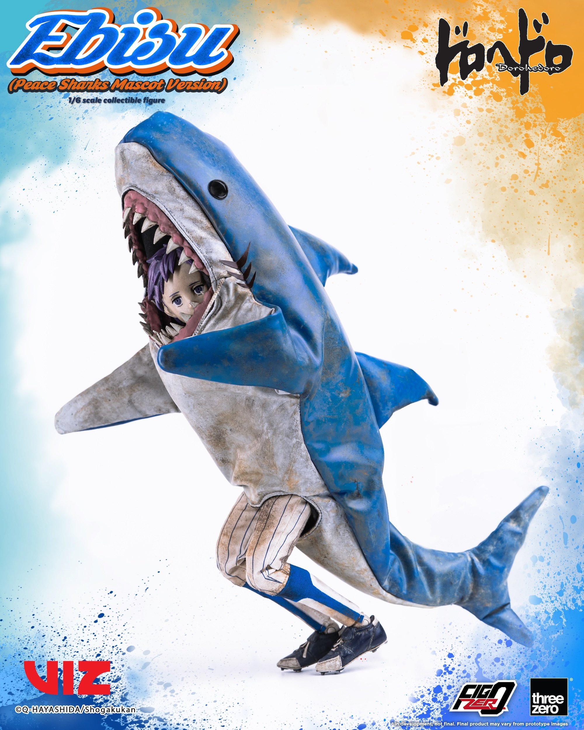 FigZero Dorohedoro Ebisu: Peace Sharks Mascot Ver.: threezero
